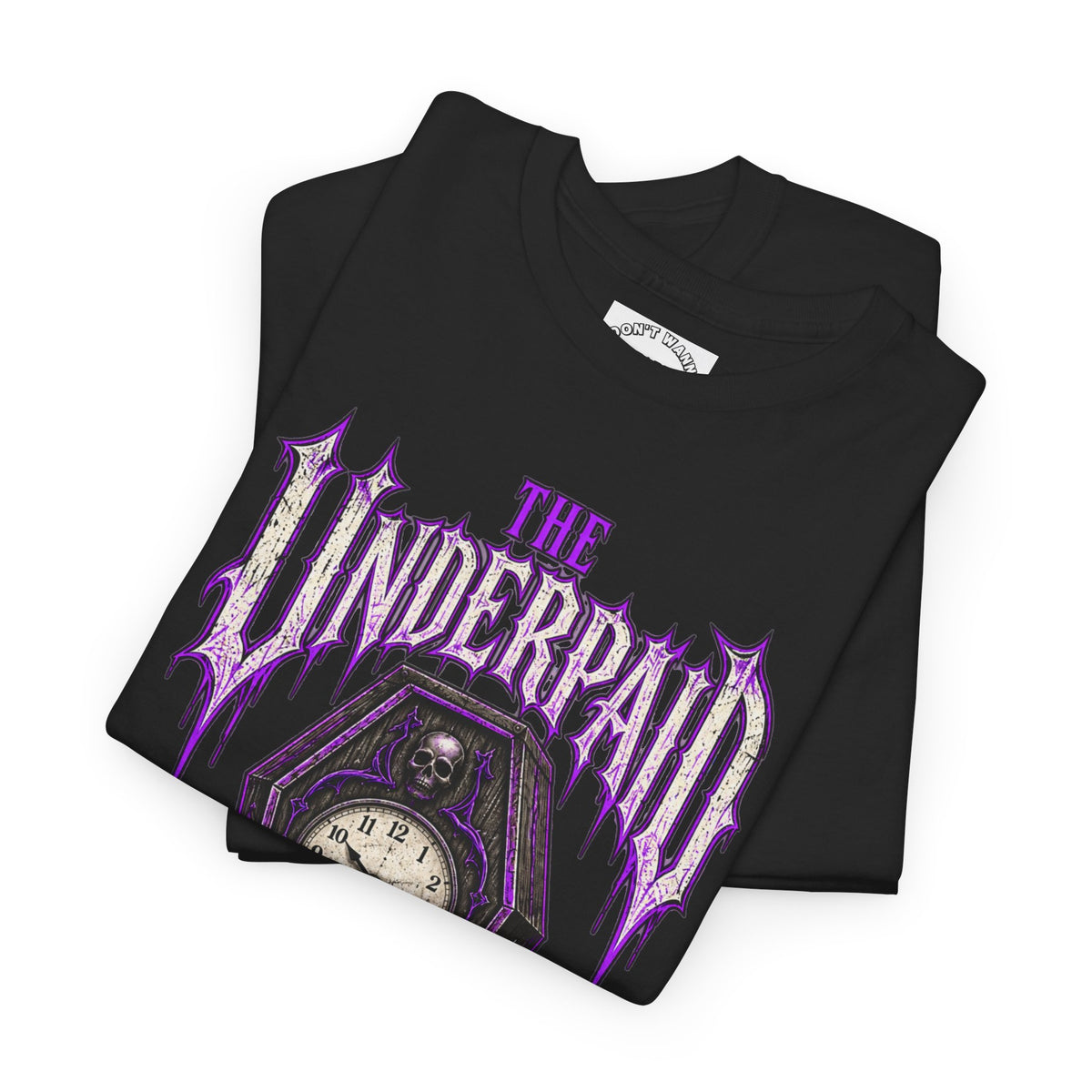 Rest in Debt Gothic Coffin Clock Tee