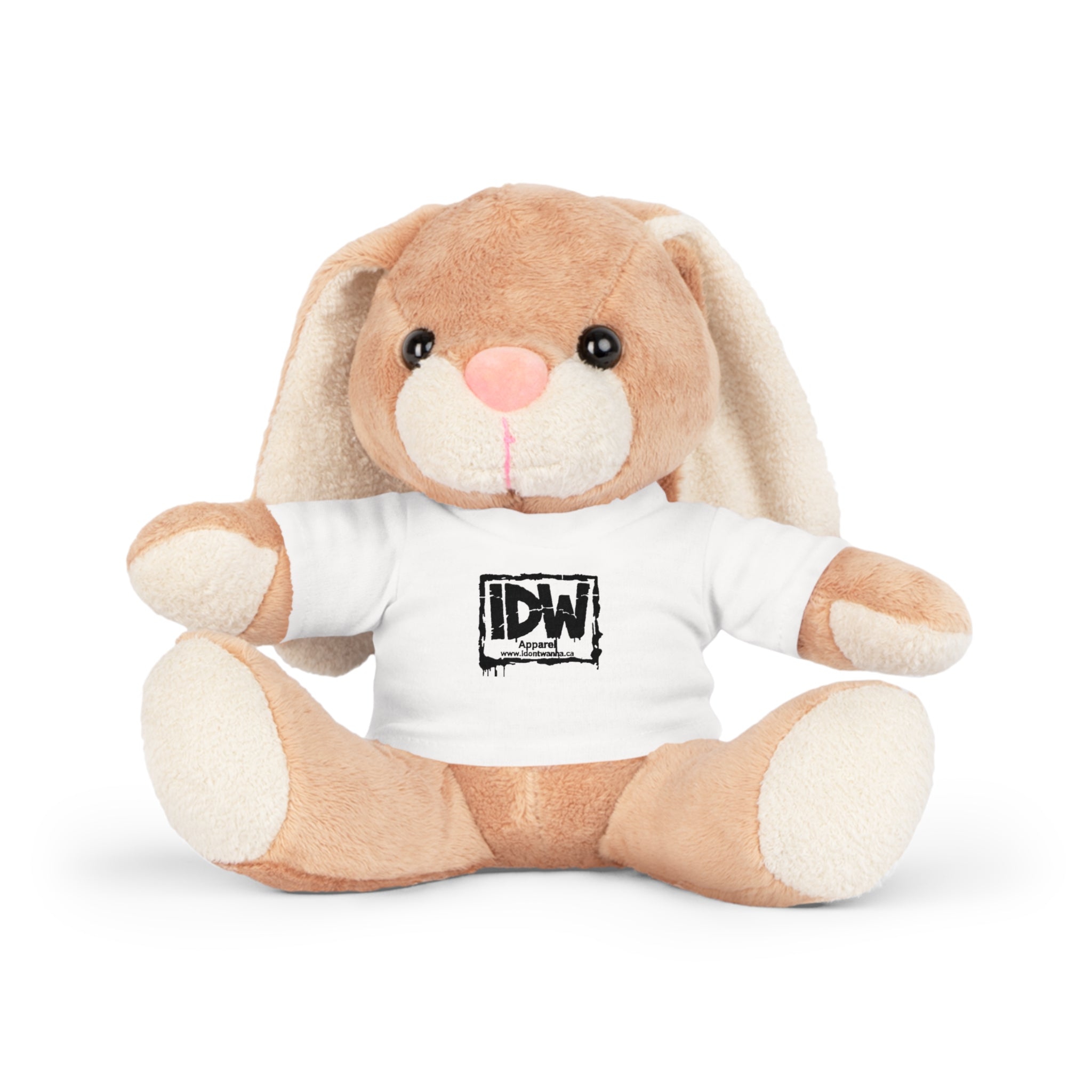 Plush Toy — Animal Friends Wearing "IDW (I Don't Wanna)" Tee
