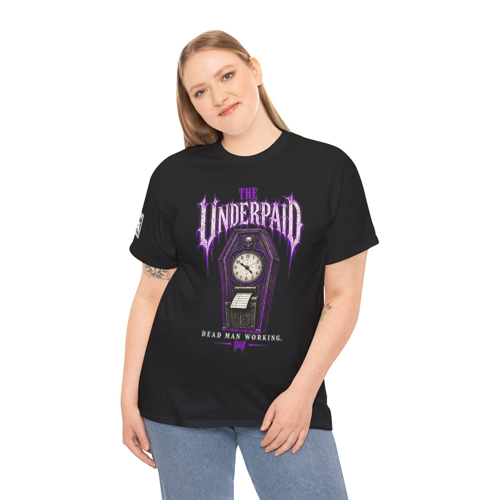 Rest in Debt Gothic Coffin Clock Tee