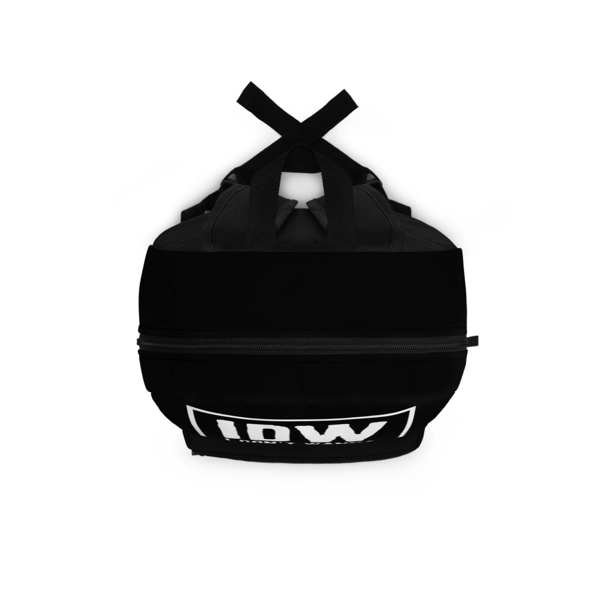 IDW 'I Don't Wanna' Black Graphic Backpack