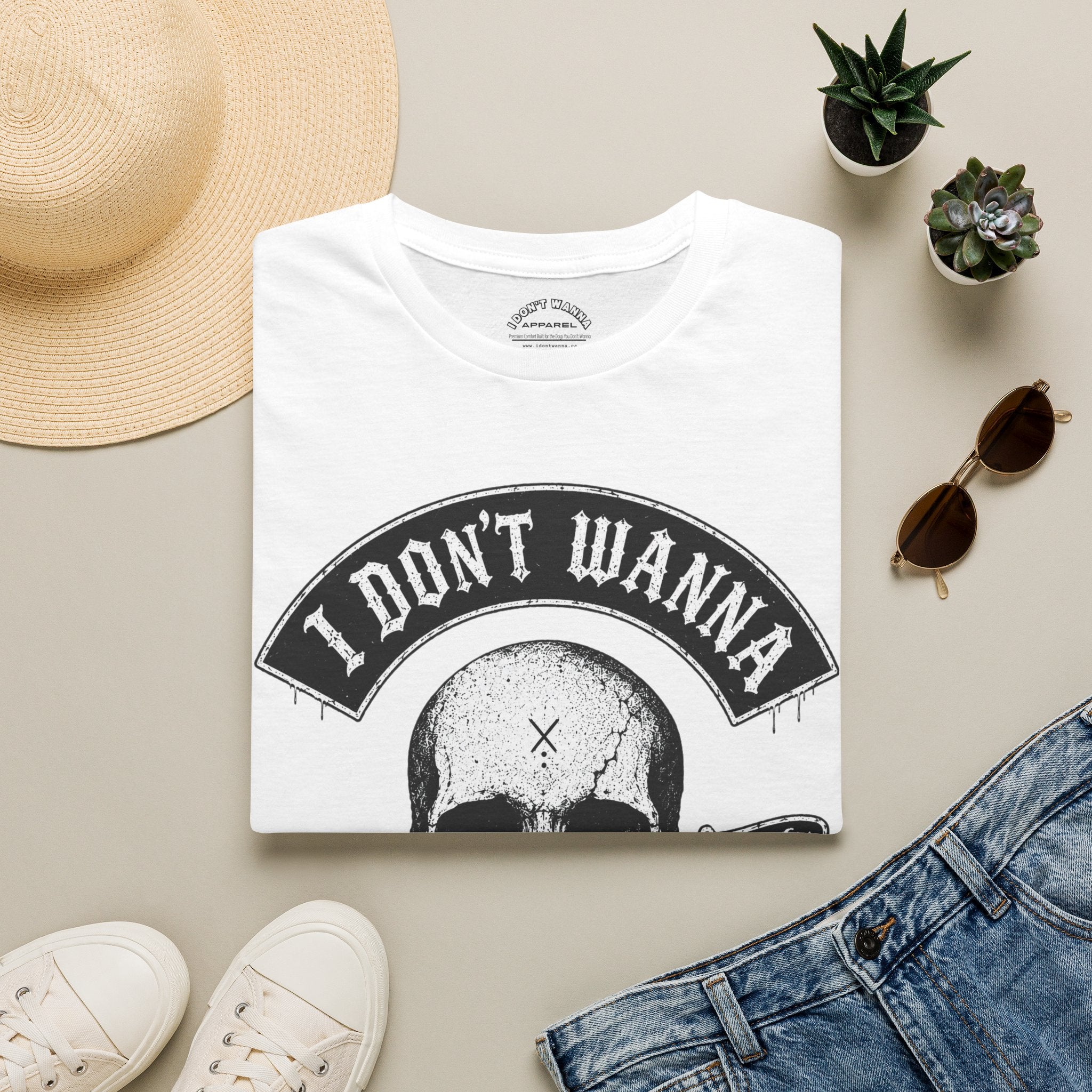 I Don't Wanna Apparel - IDW Badge Heavy Metal Tee