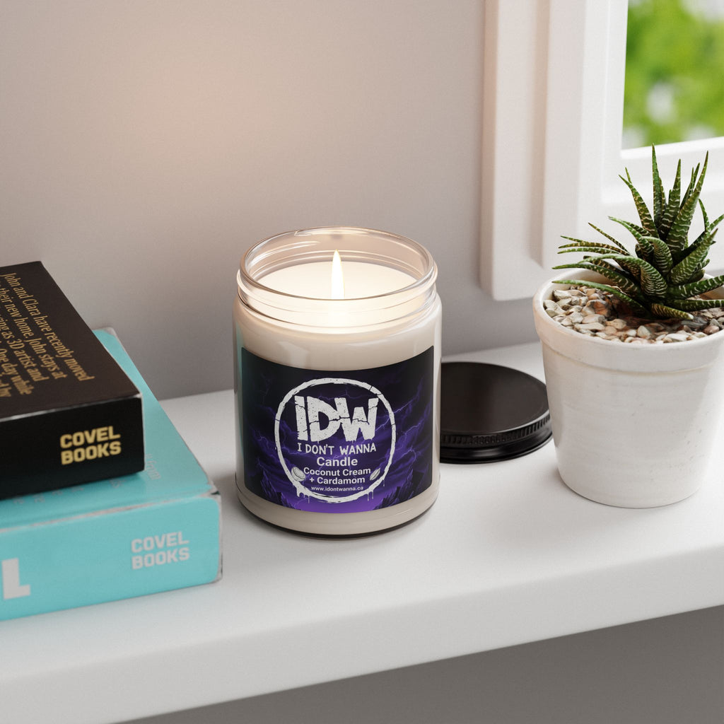 I Don’t Wanna - Coconut Cream & Cardamom Scented Soy Candle (9 oz)