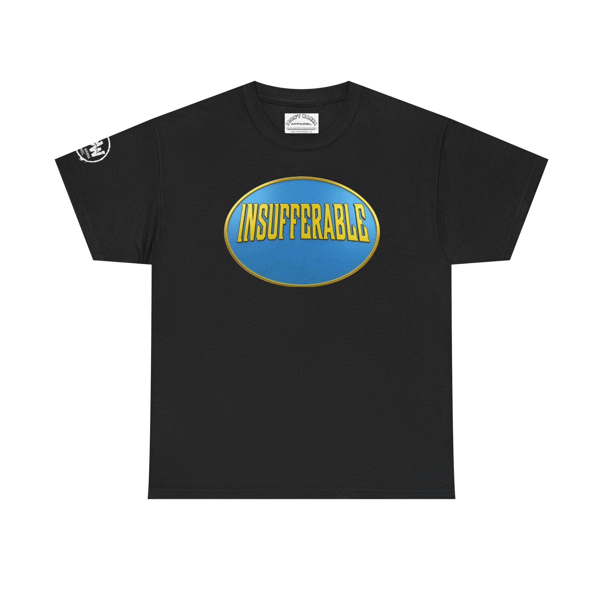 Insufferable Graphic Tee — Retro Oval Logo T‑Shirt