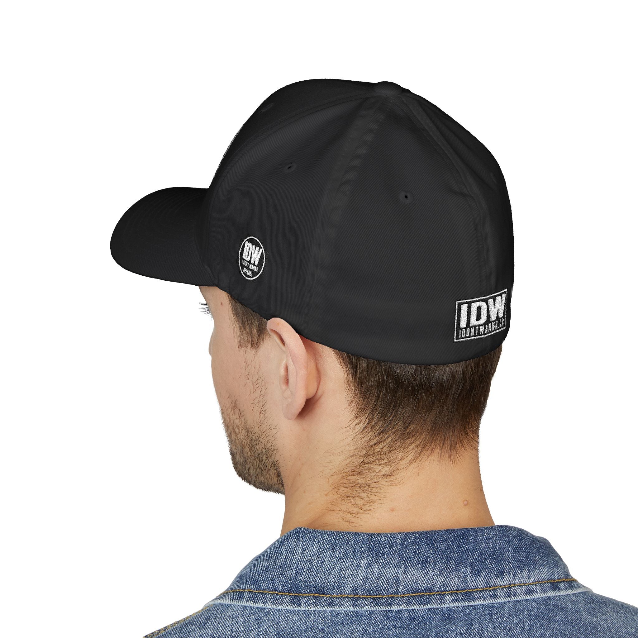 IDW "I Don't Wanna" Embroidered Structured Cap