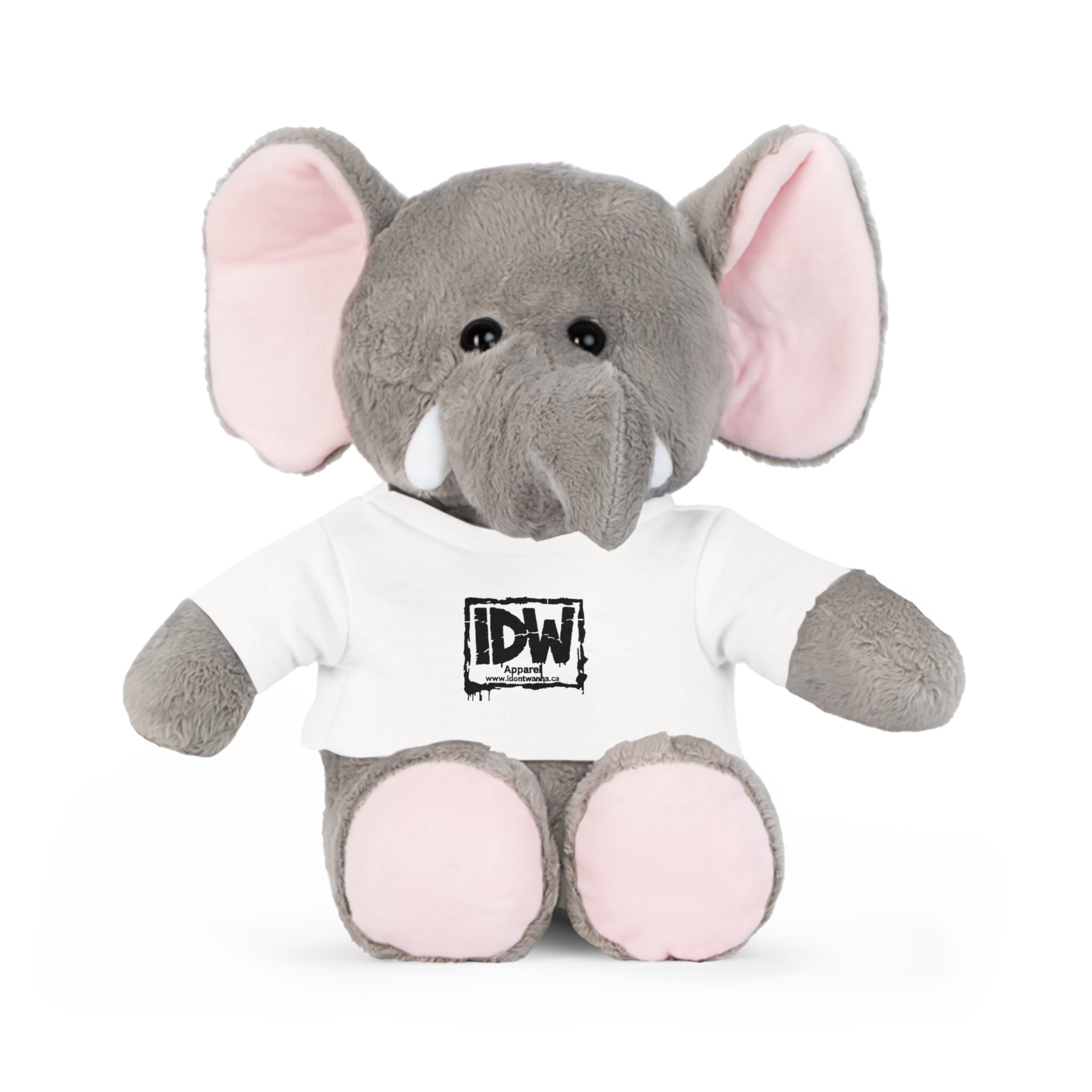 Plush Toy — Animal Friends Wearing "IDW (I Don't Wanna)" Tee