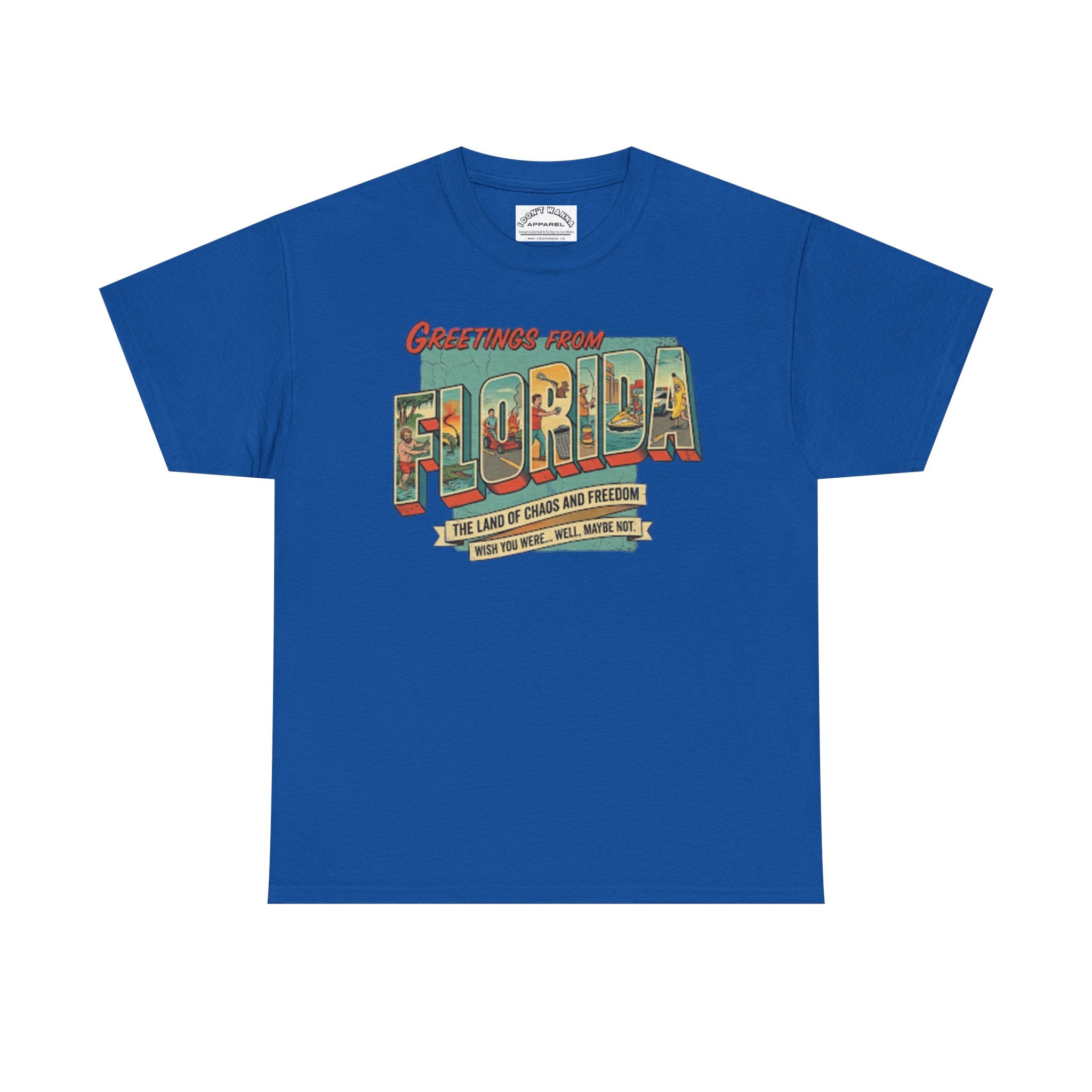 Florida Man 'We Wish You Were Here' T-Shirt — Greetings From Florida News Headlines