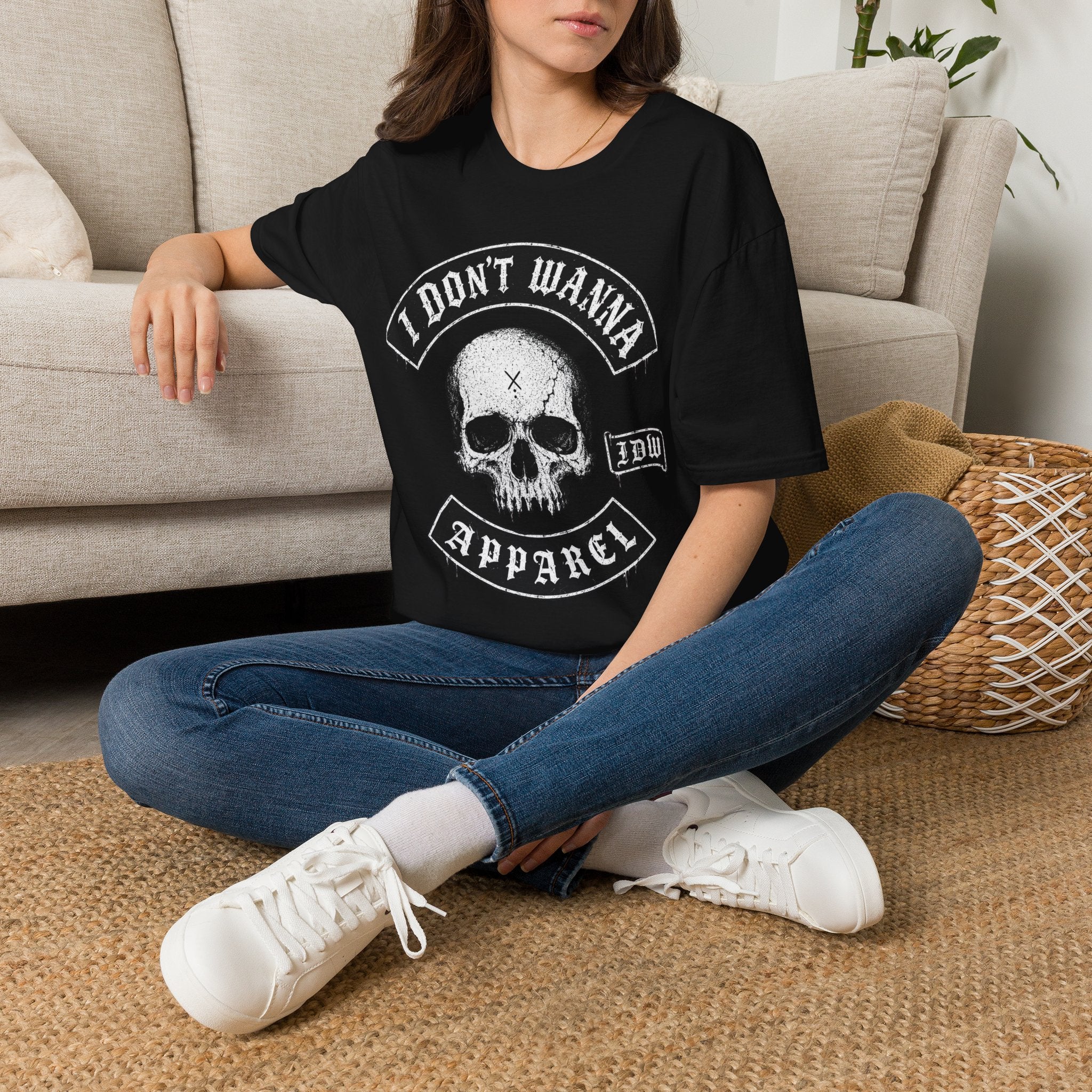 I Don't Wanna Apparel - IDW Badge Heavy Metal Tee