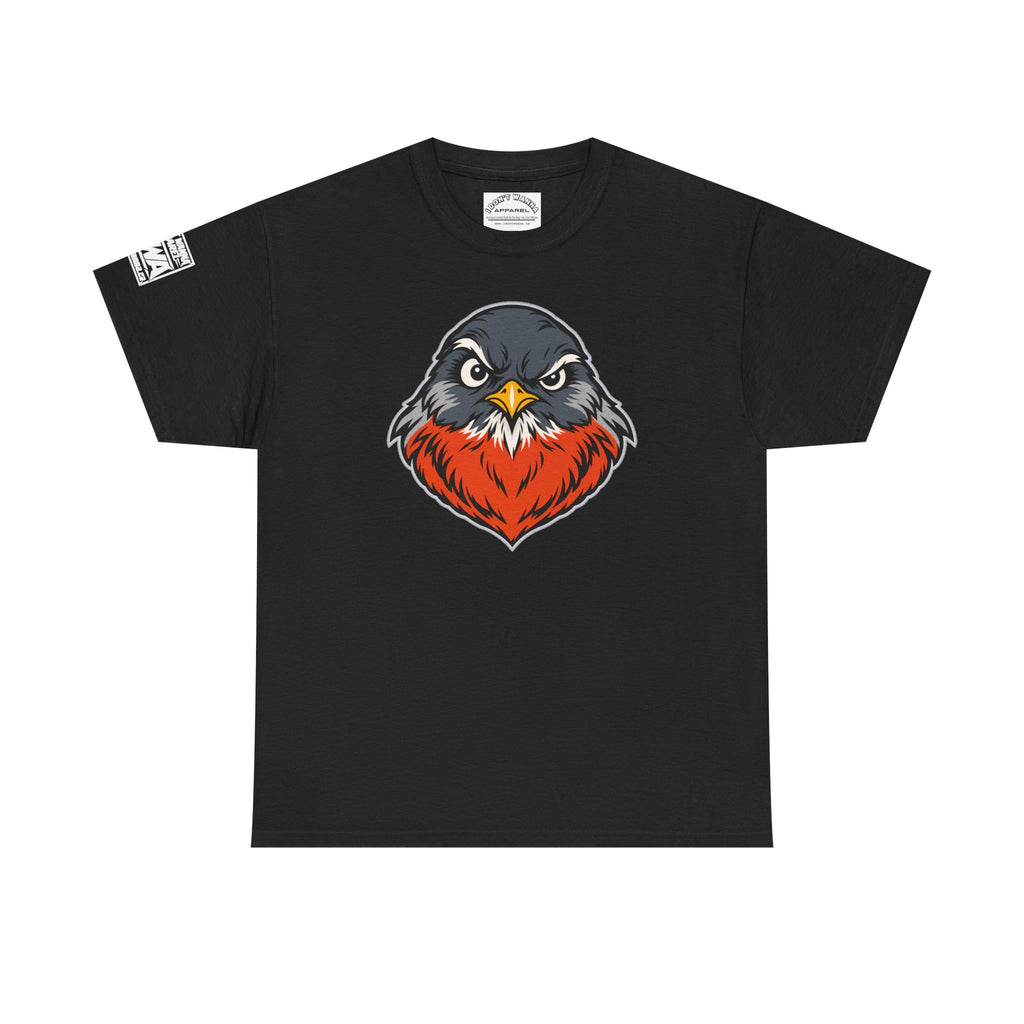 Reluctant Robin Graphic Tee — “The Most Reluctant Bird in All of Gainful Employment”