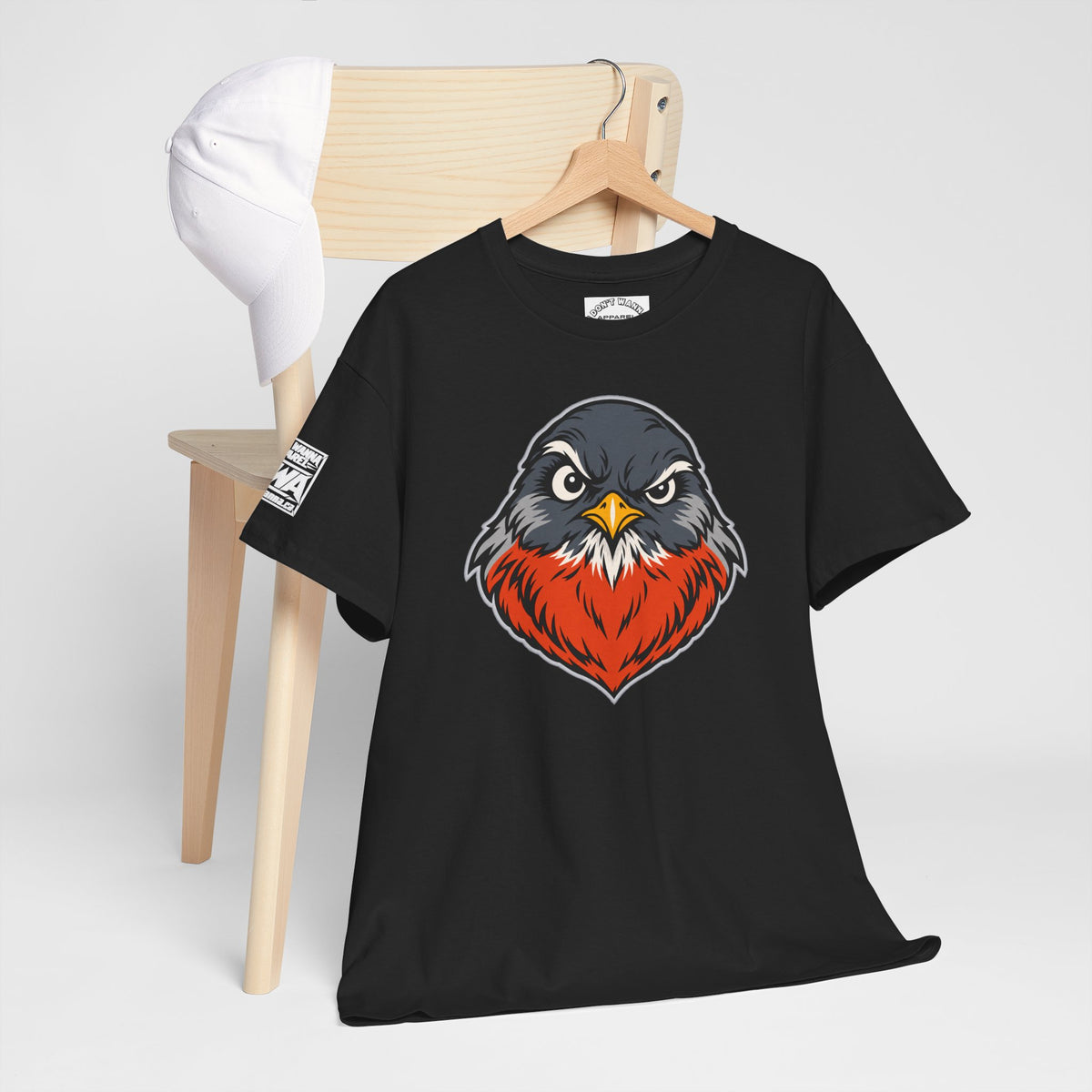 Reluctant Robin Graphic Tee — “The Most Reluctant Bird in All of Gainful Employment”
