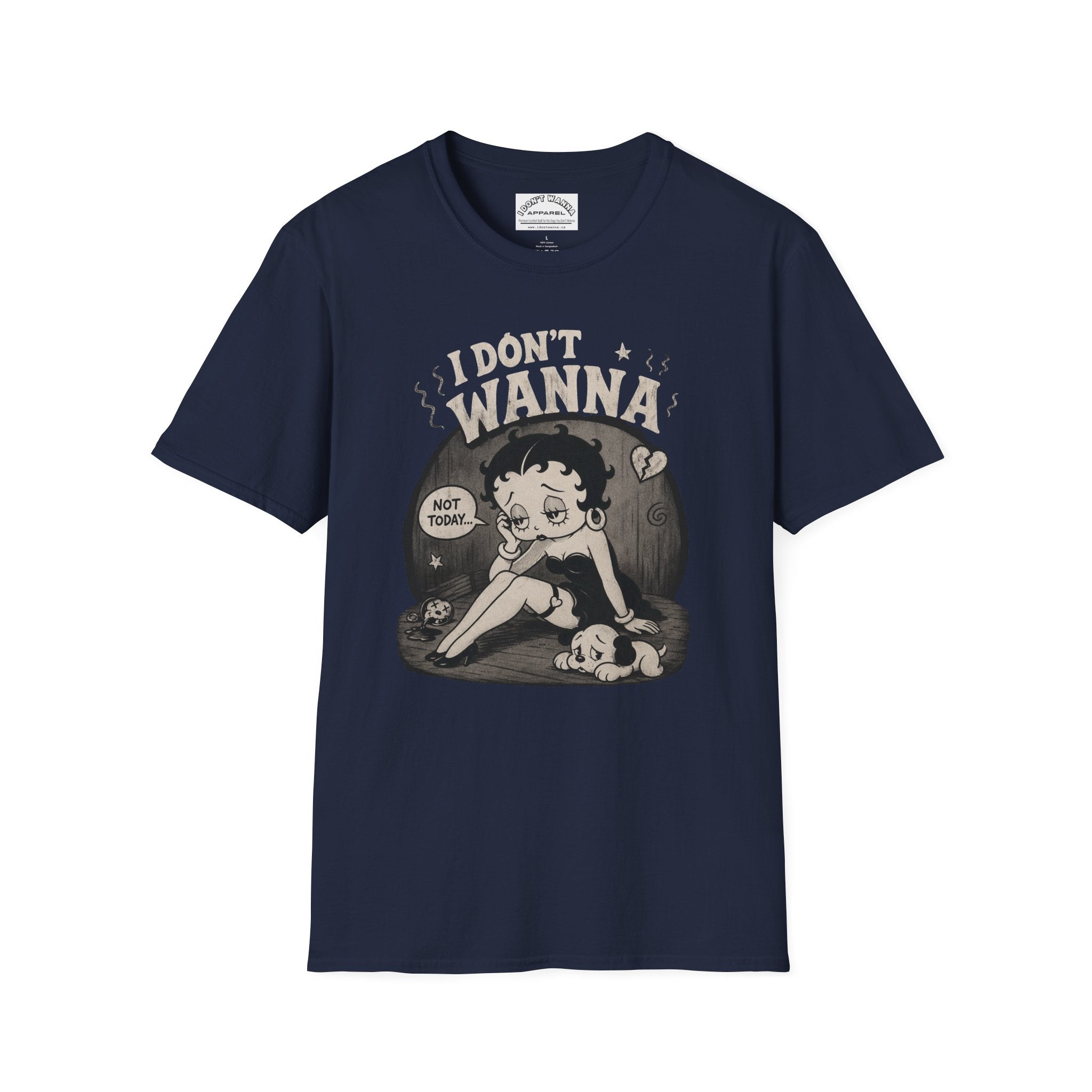 Women's Retro 'Betty I Don't Wanna' Graphic T-Shirt
