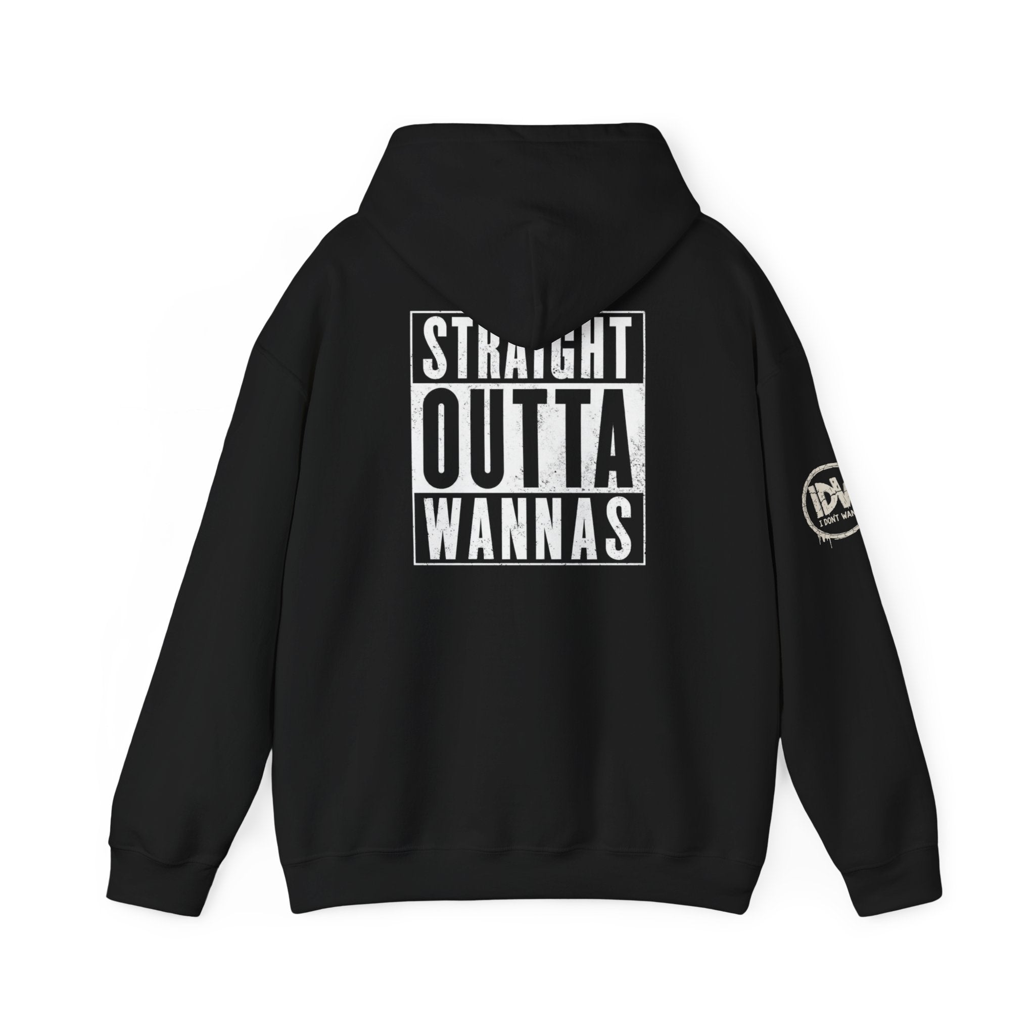 Hoodie — "Straight Outta Wannas" Graphic Pullover