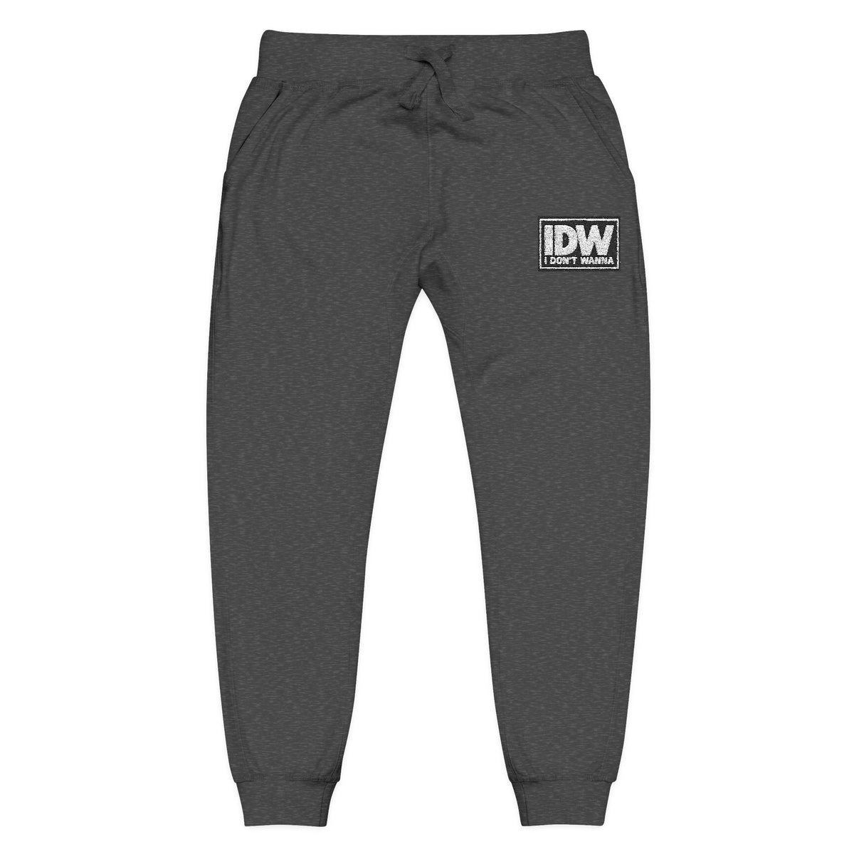 Embroidered “IDW” Fleece Sweatpants