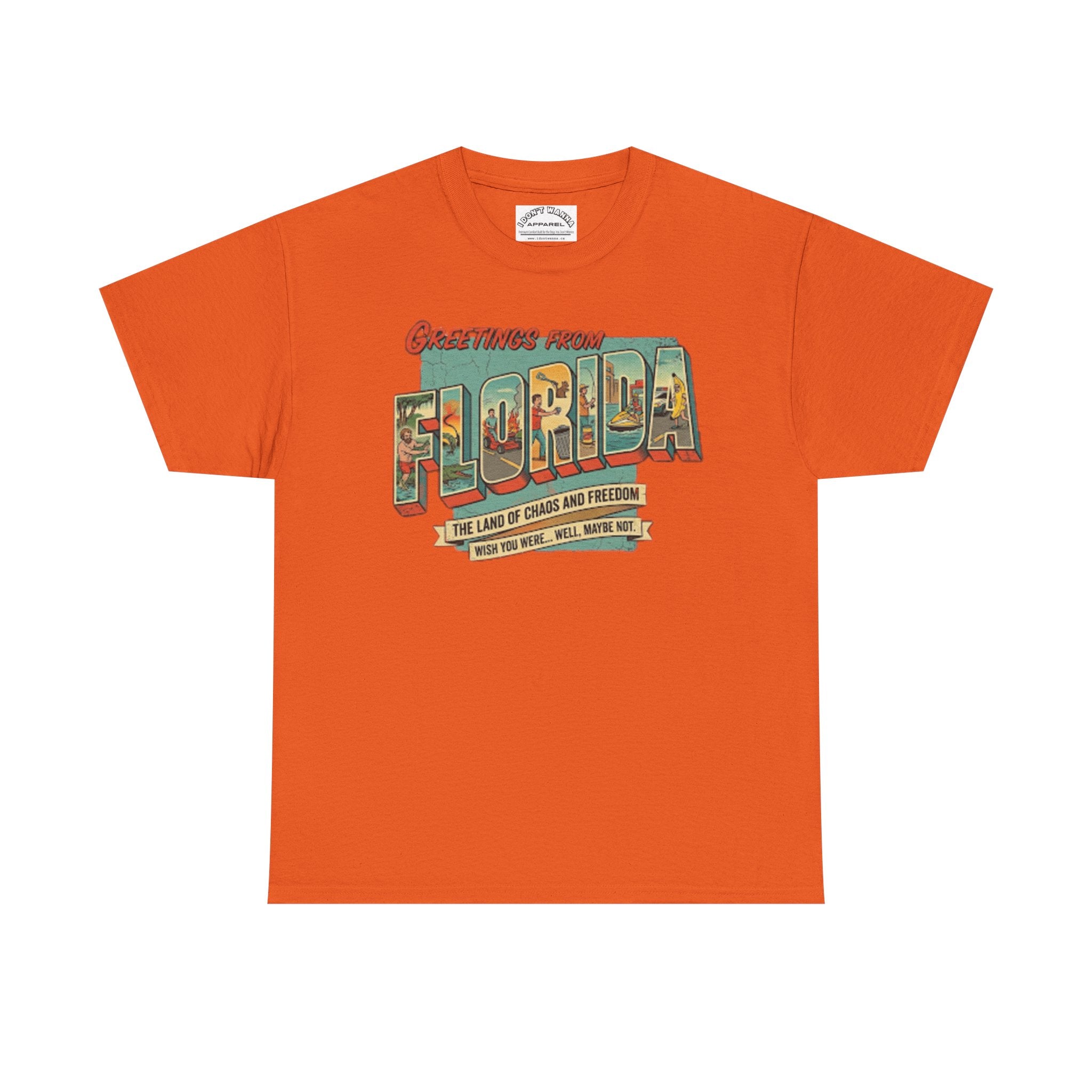 Florida Man 'We Wish You Were Here' T-Shirt — Greetings From Florida News Headlines
