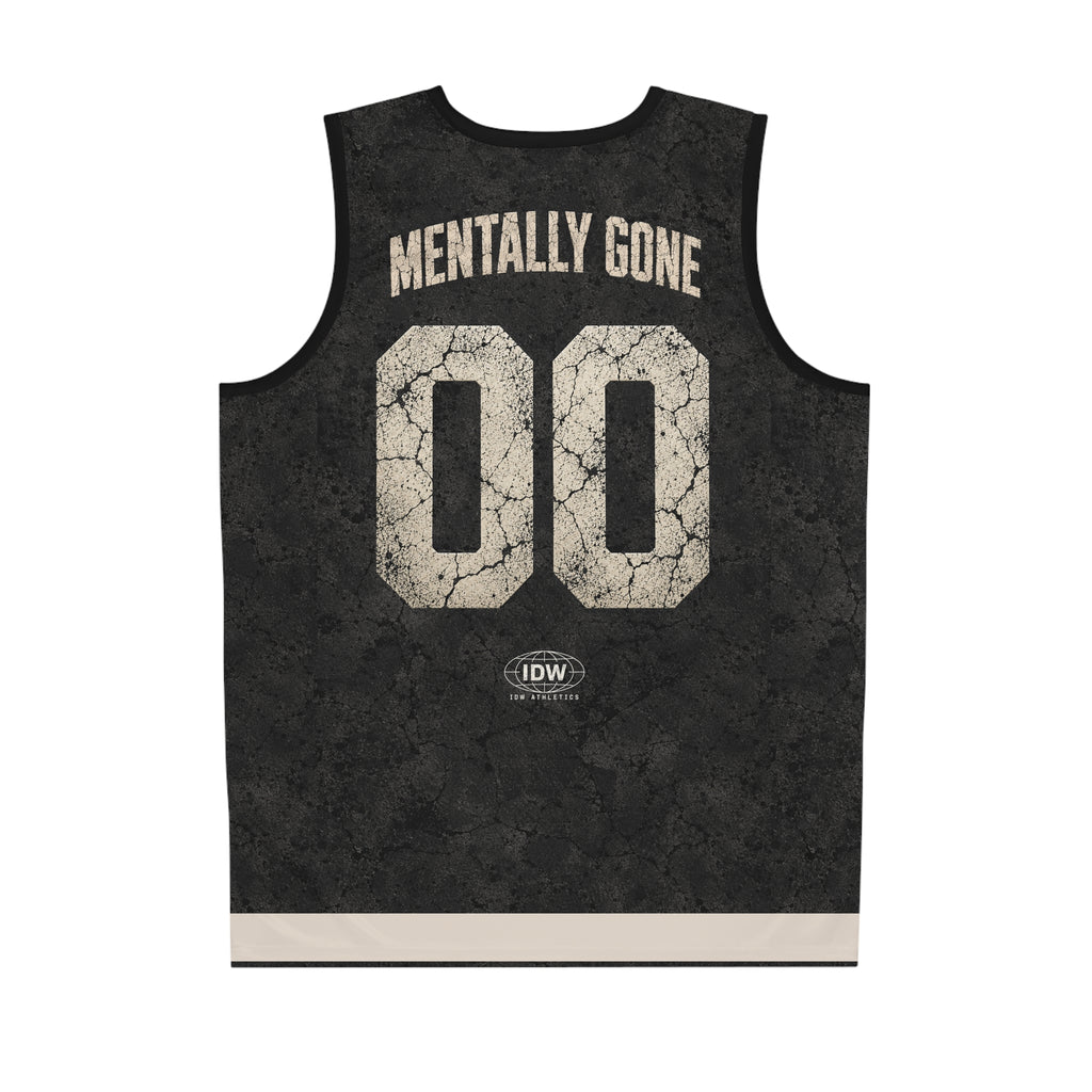 IDW Athletics Basketball Jersey —'Mentally Gone' Vintage Number 00