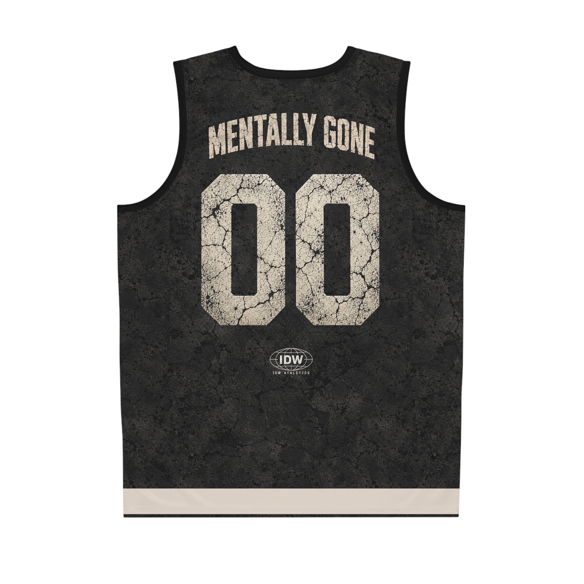 IDW Athletics Basketball Jersey —'Mentally Gone' Vintage Number 00