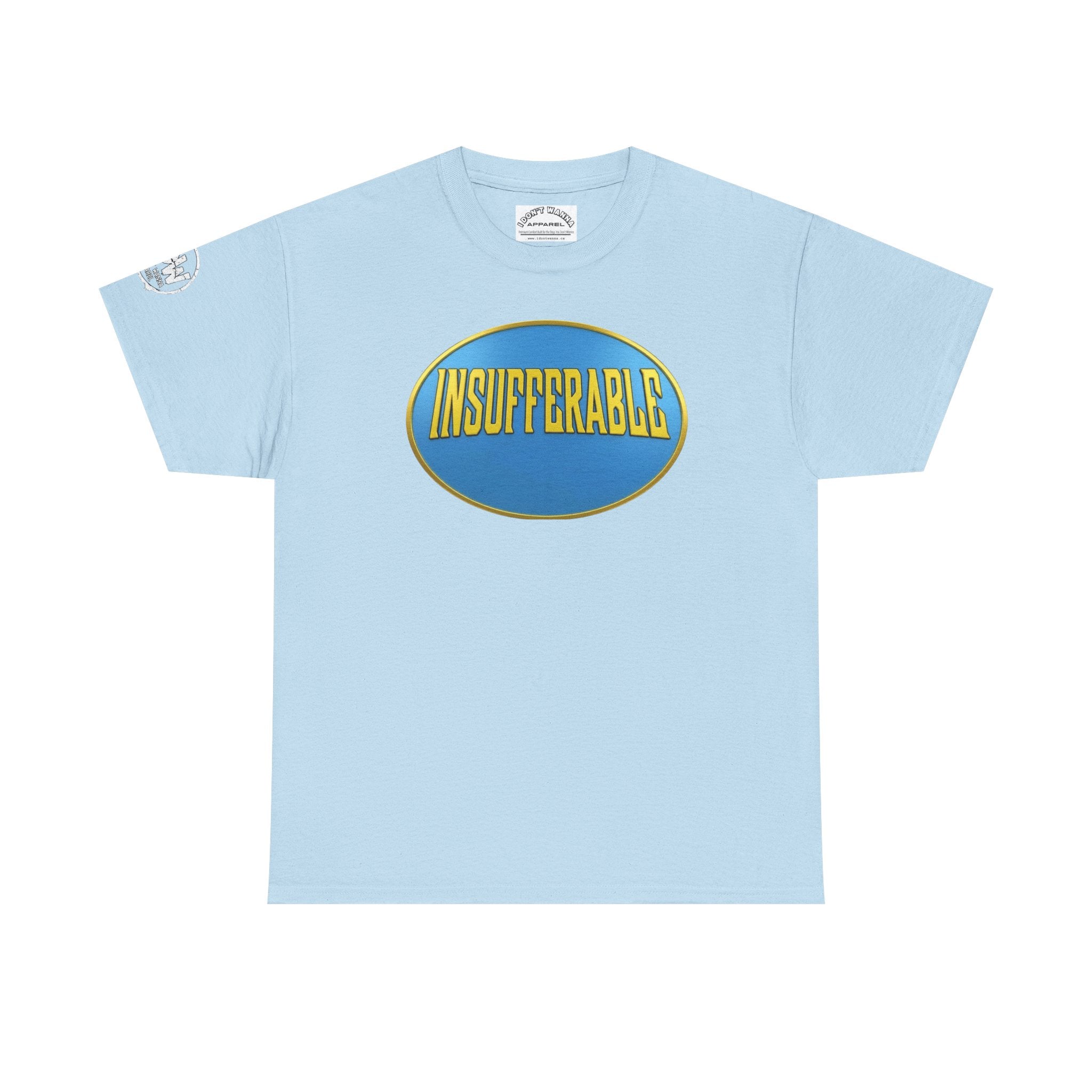 Insufferable Graphic Tee — Retro Oval Logo T‑Shirt