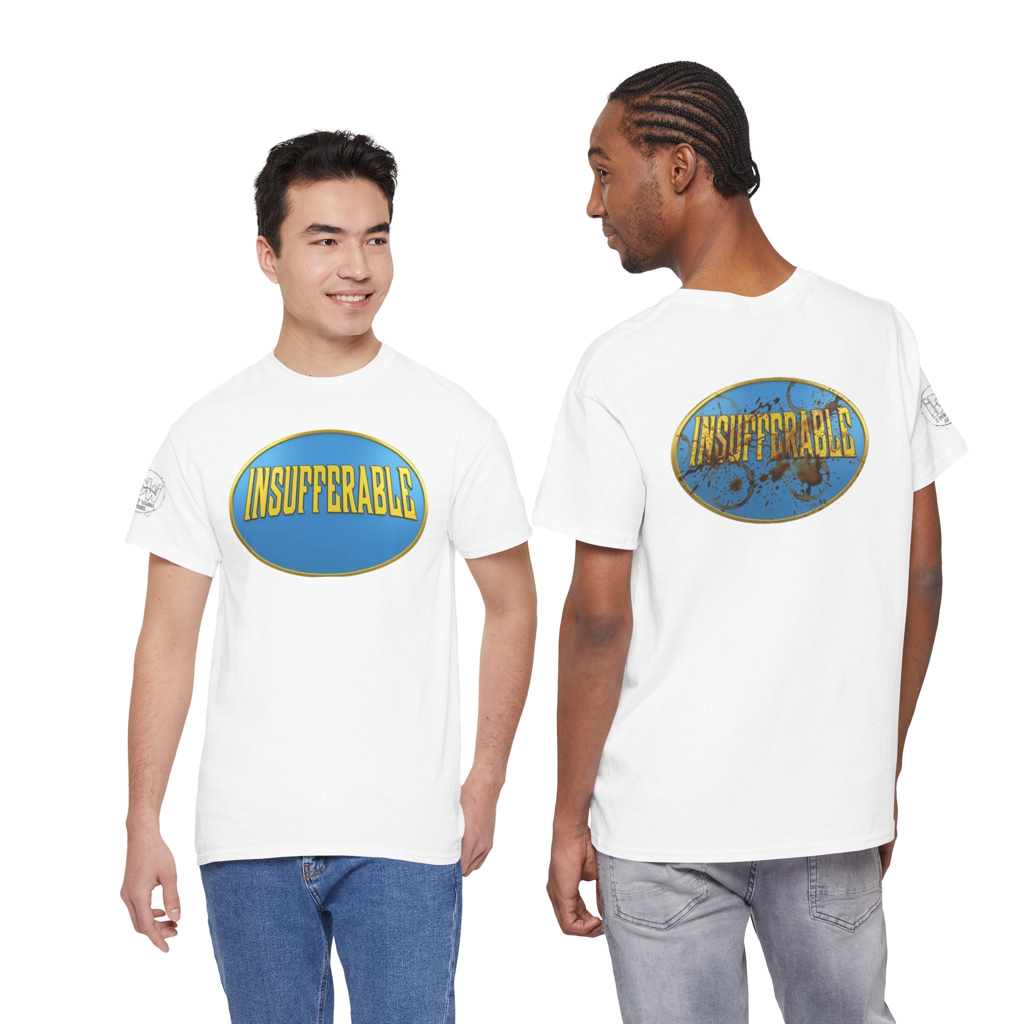 Insufferable Graphic Tee — Retro Oval Logo T‑Shirt