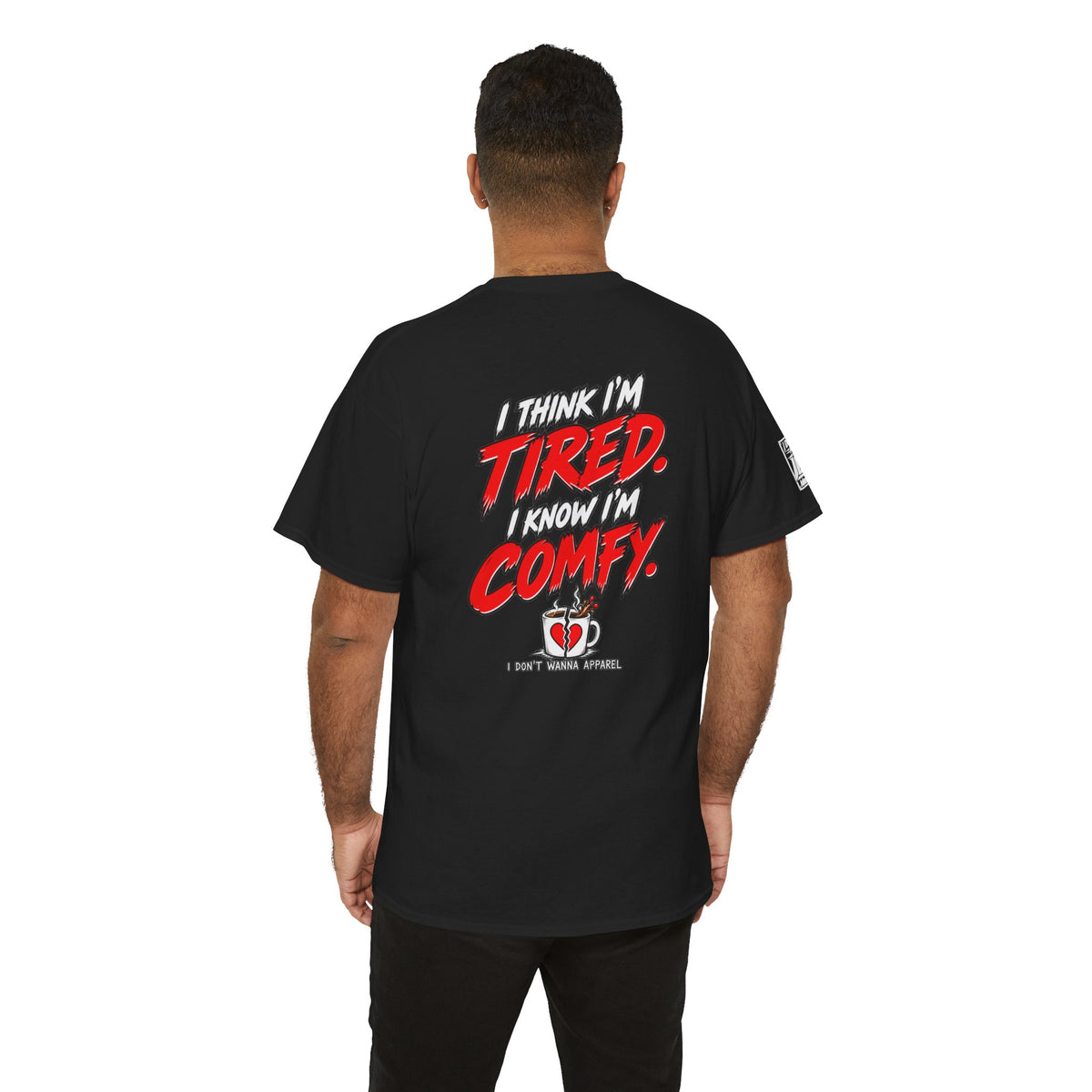 Breakroom Kid Tee — “I Think I’m TIRED. I Know I’m COMFY.” Coffee Shop Graphic Tee