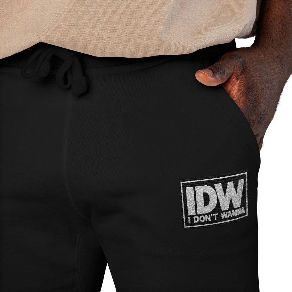 Embroidered “IDW” Fleece Sweatpants