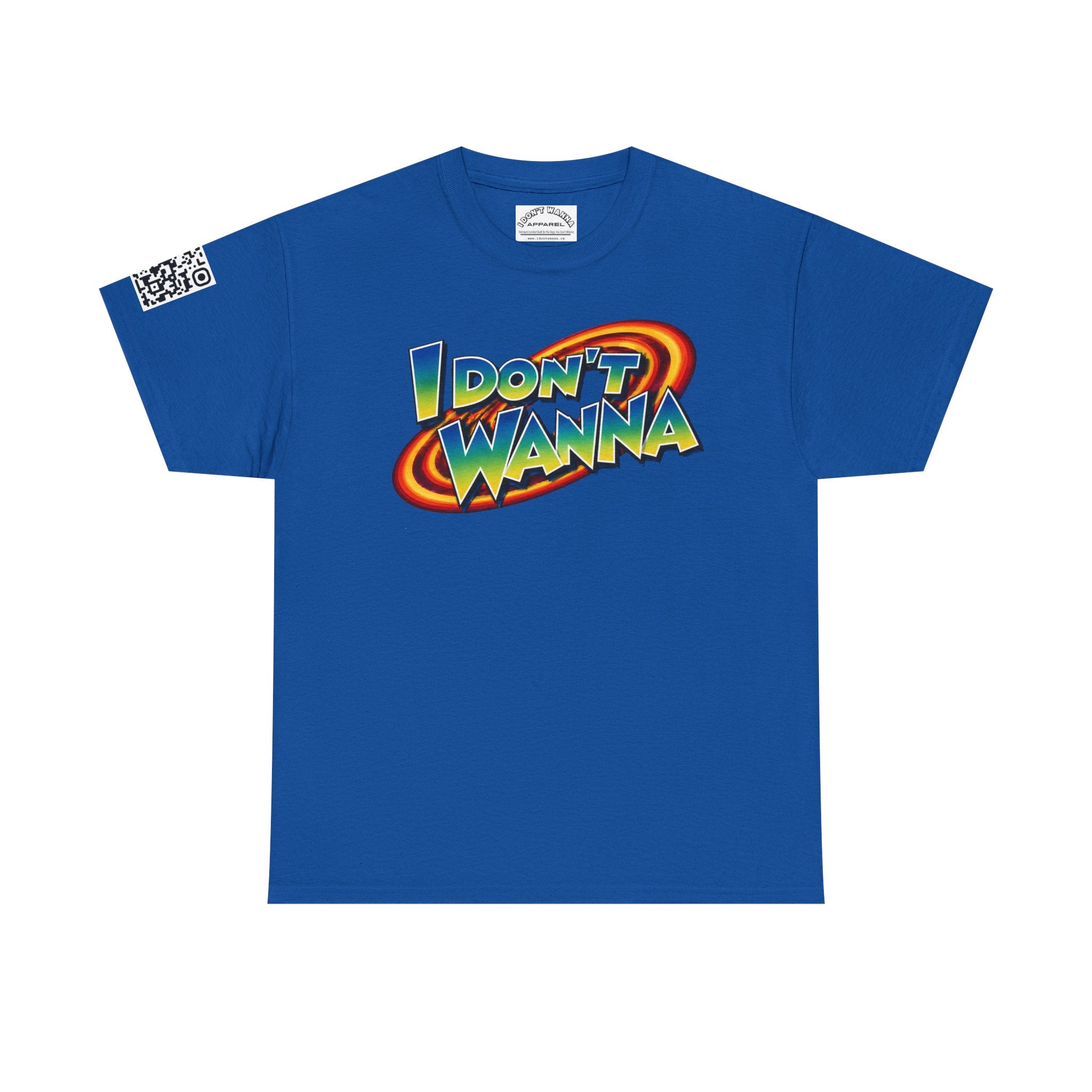 I Don’t Wanna Retro Logo Tee — “I don't wanna be dramatic, but without coffee I will perish” Graphic Shirt