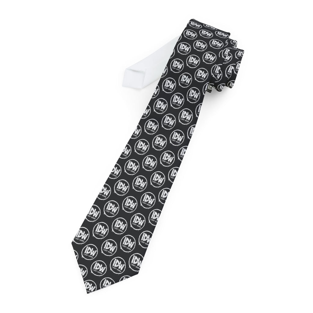 I Don't Wanna Tie Novelty Necktie — Patterned Professional Humor Tie