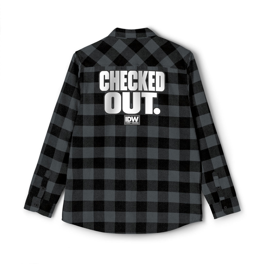 Checked Out Flannel Shirt – Black Plaid Button-Up