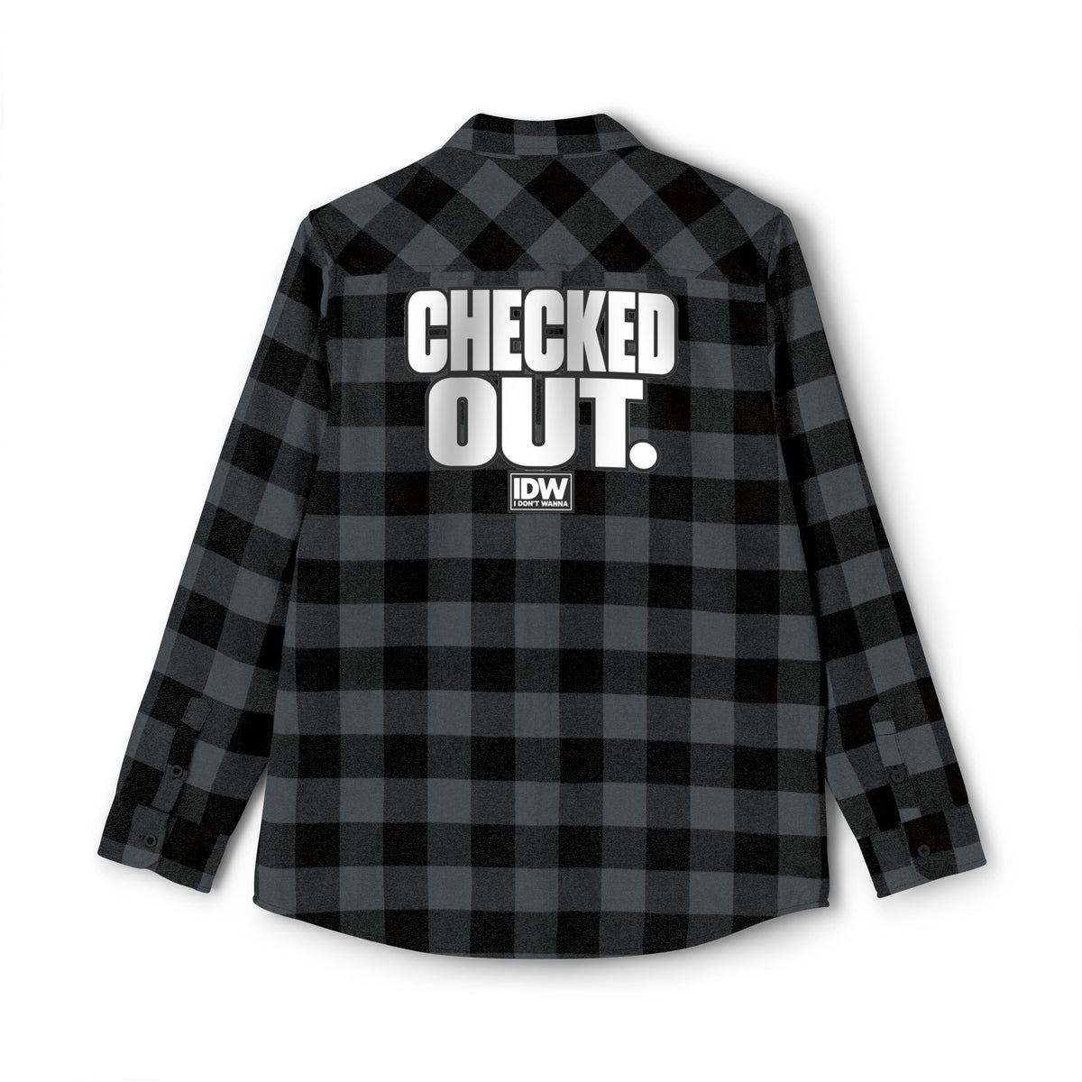Checked Out Flannel Shirt – Black Plaid Button-Up