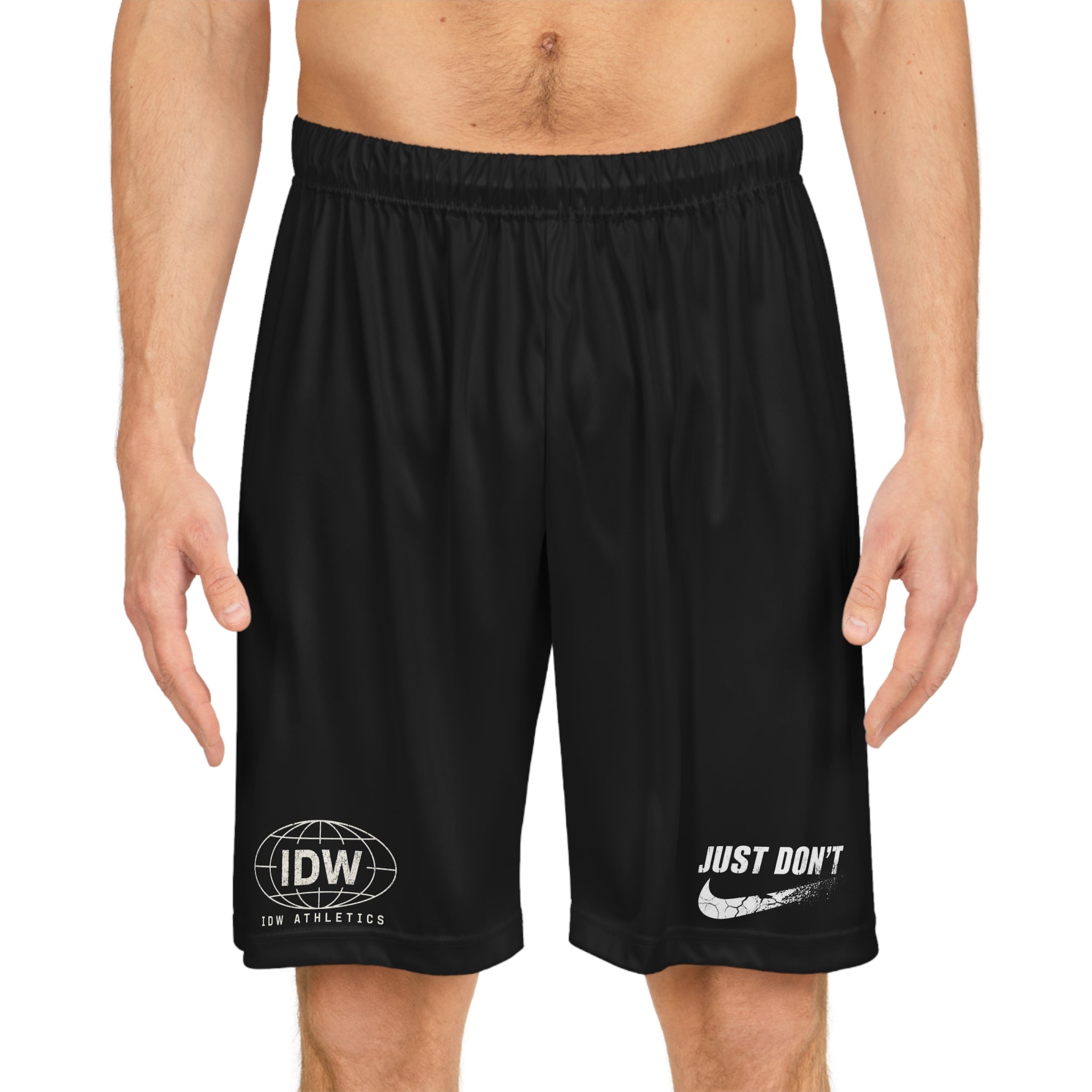 IDW Athletics — 'Just Don't' Mesh Performance Shorts