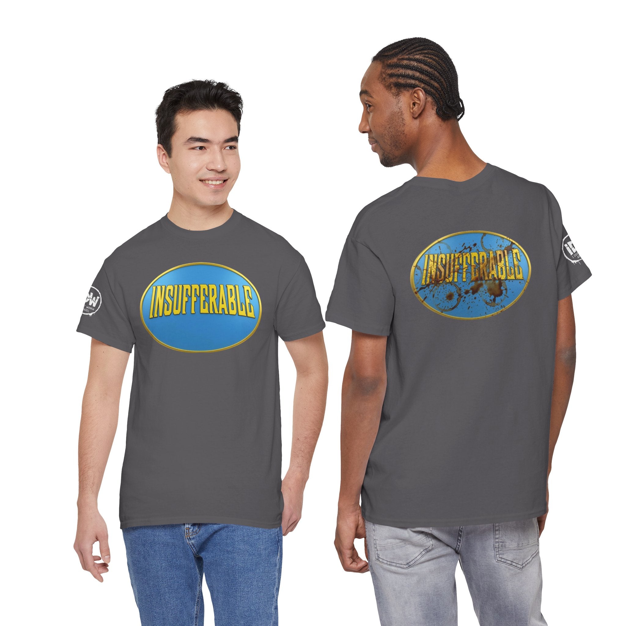 Insufferable Graphic Tee — Retro Oval Logo T‑Shirt