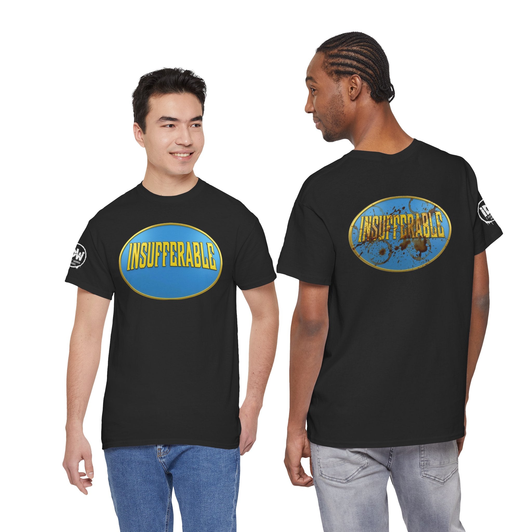 Insufferable Graphic Tee — Retro Oval Logo T‑Shirt