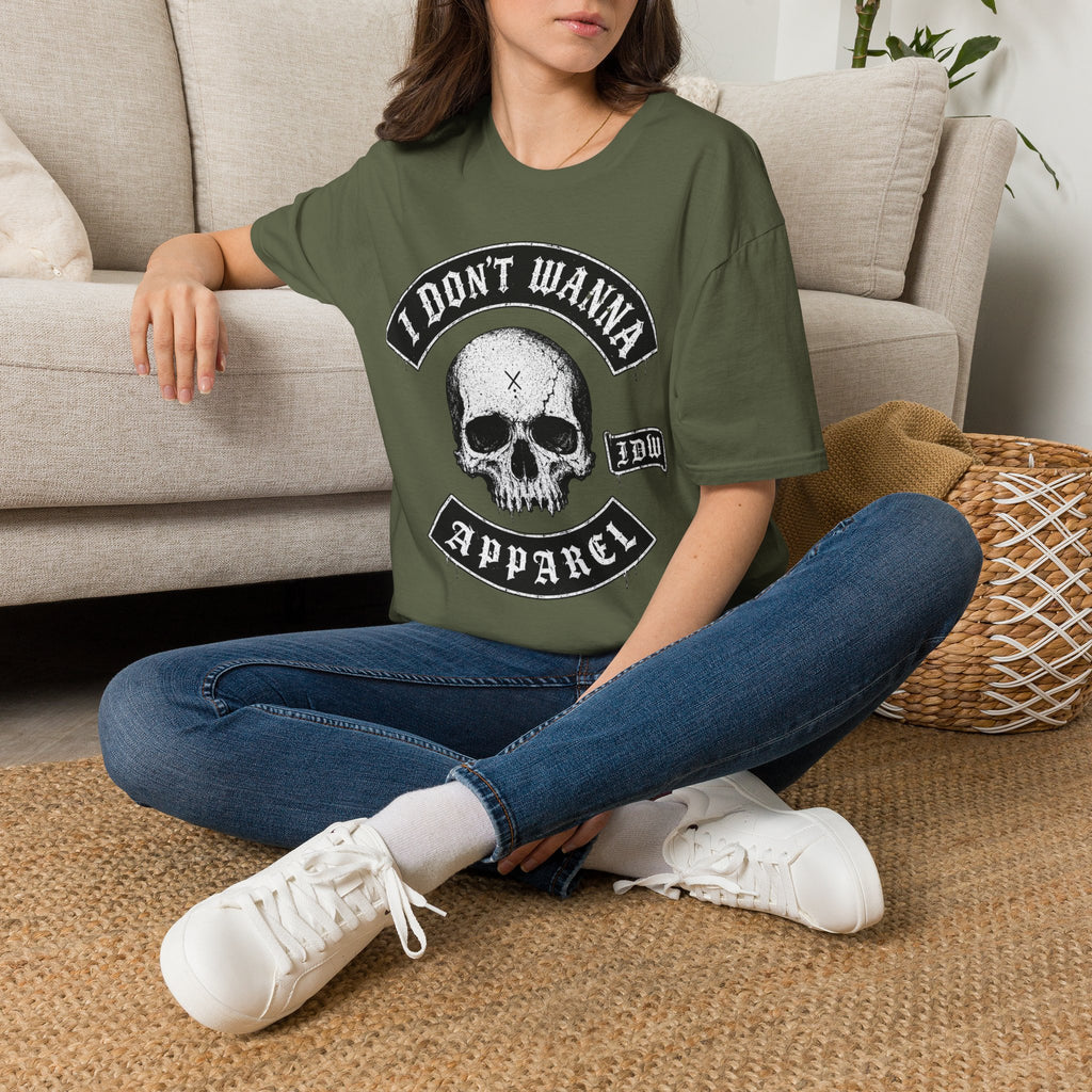 I Don't Wanna Apparel - IDW Badge Heavy Metal Tee