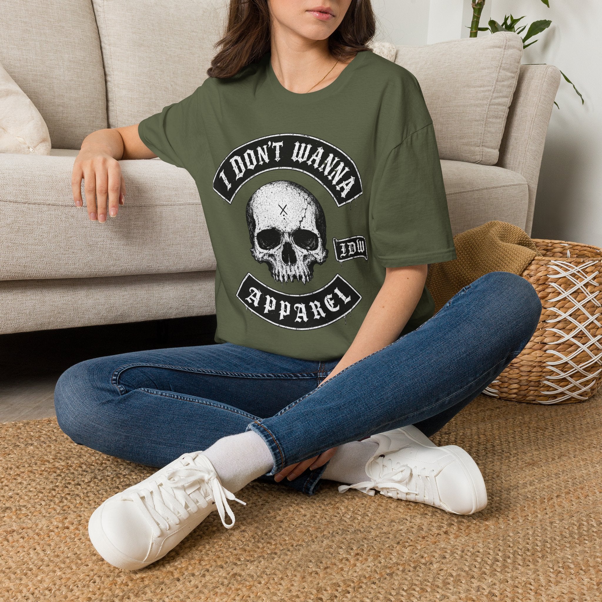 I Don't Wanna Apparel - IDW Badge Heavy Metal Tee