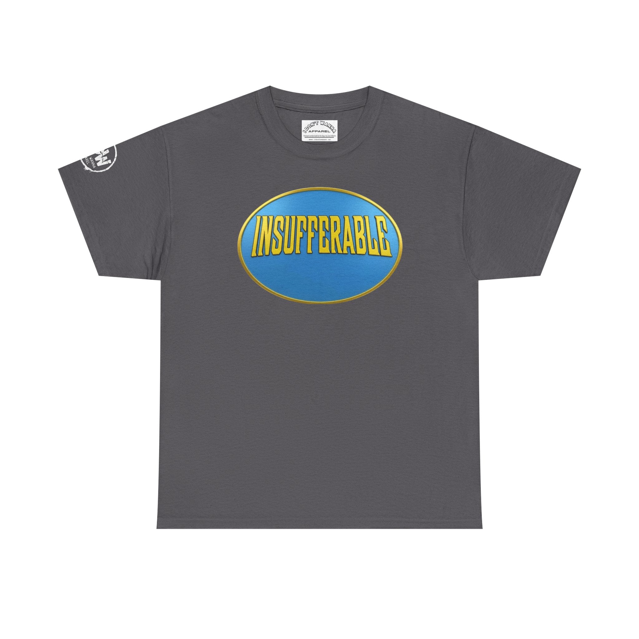 Insufferable Graphic Tee — Retro Oval Logo T‑Shirt