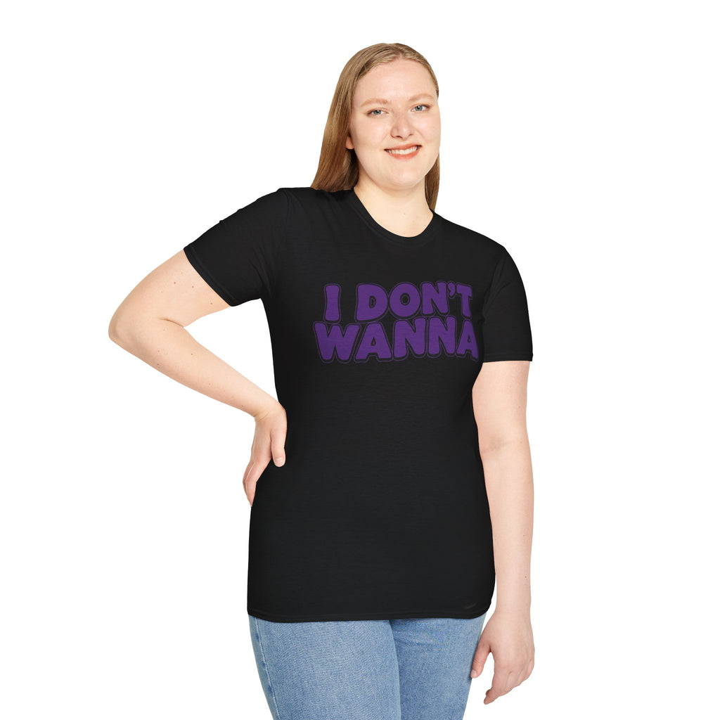 70s Heavy Metal Retro I Don't Wanna Graphic T-Shirt