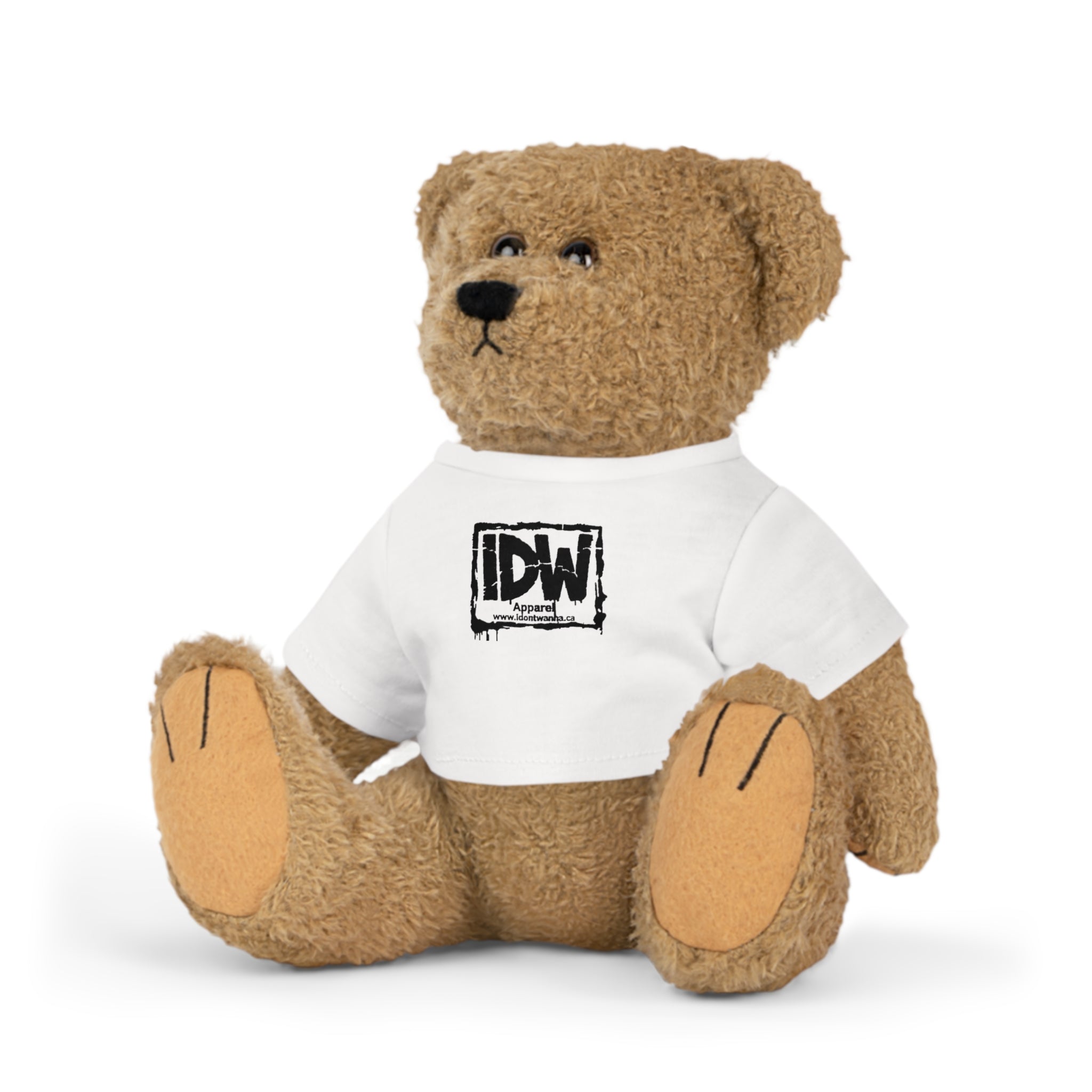 Plush Toy — Animal Friends Wearing "IDW (I Don't Wanna)" Tee