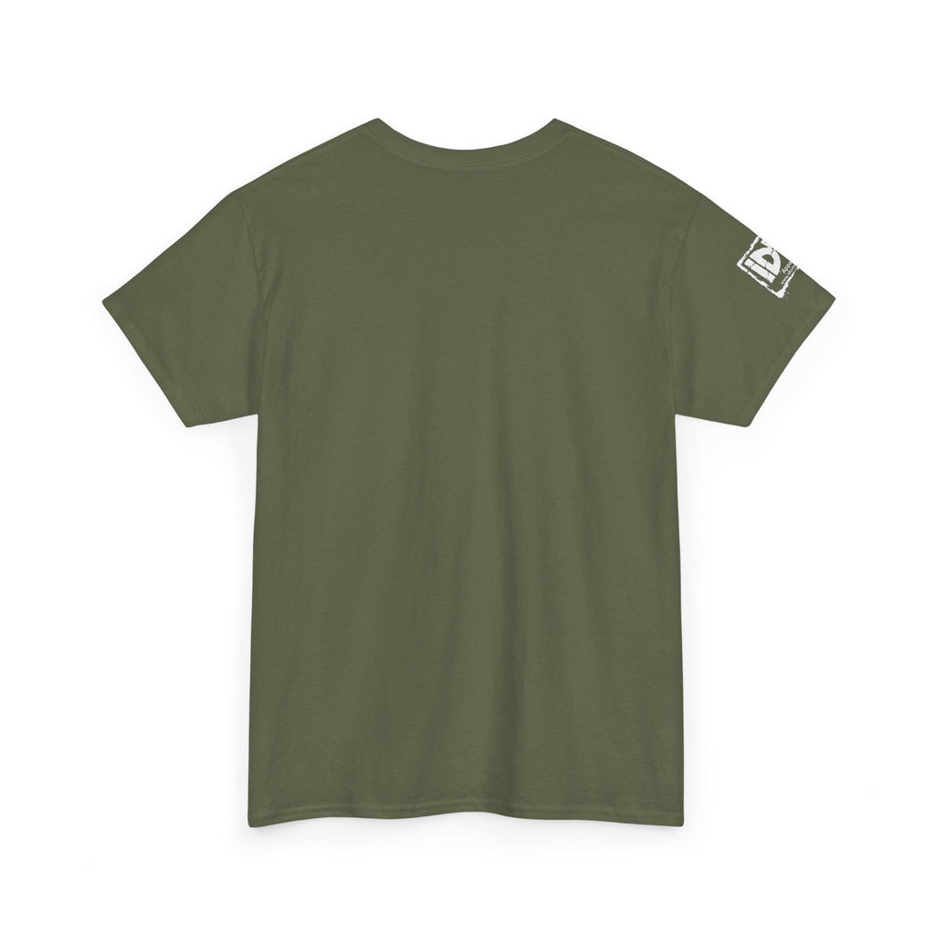 Distressed 3D Concrete IDW Logo T-Shirt — Vintage Urban Graphic Tee