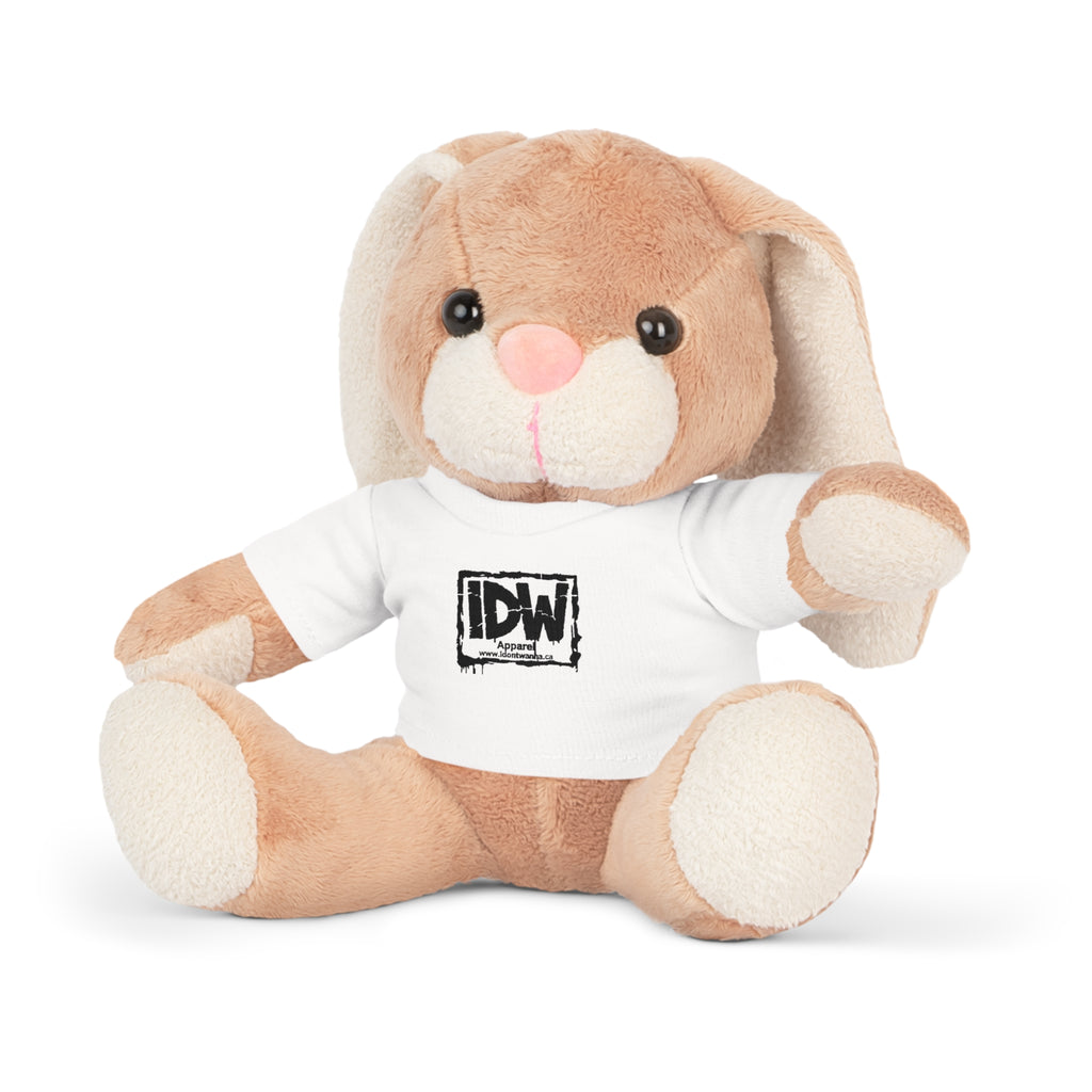 Plush Toy — Animal Friends Wearing "IDW (I Don't Wanna)" Tee