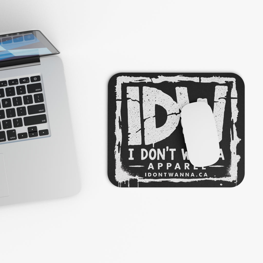 Mouse Pad — 'I Don't Wanna' Grunge Logo Desk Mat