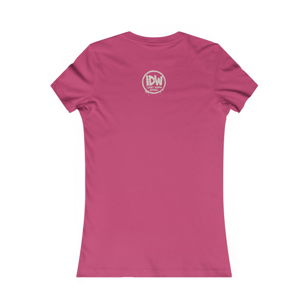I DON'T WANNA (IDW) Women's Graphic Tee — Edgy Drip Logo Shirt