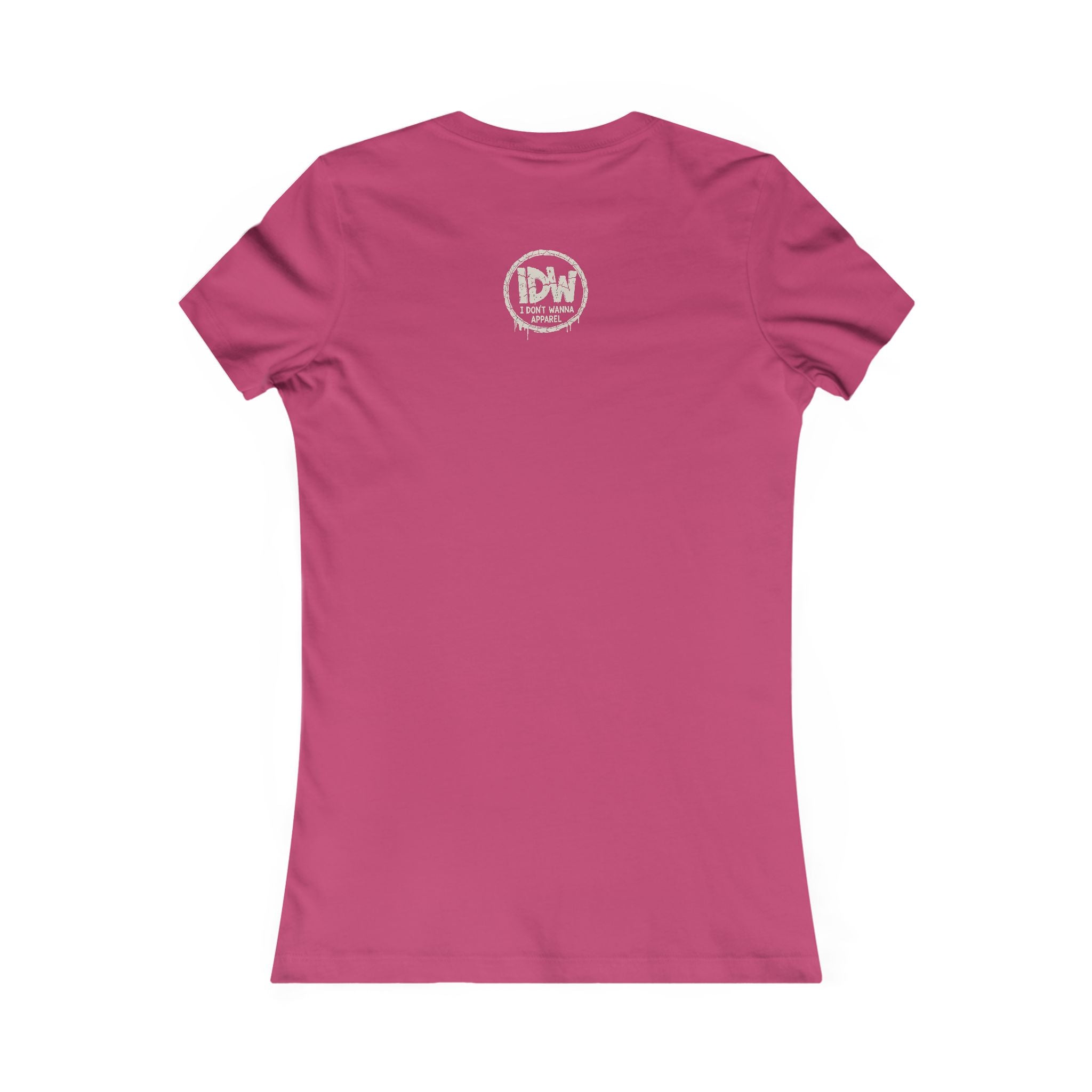 I DON'T WANNA (IDW) Women's Graphic Tee — Edgy Drip Logo Shirt