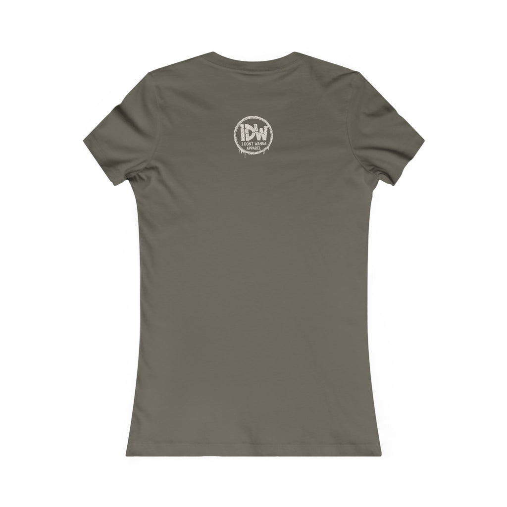 I DON'T WANNA (IDW) Women's Graphic Tee — Edgy Drip Logo Shirt