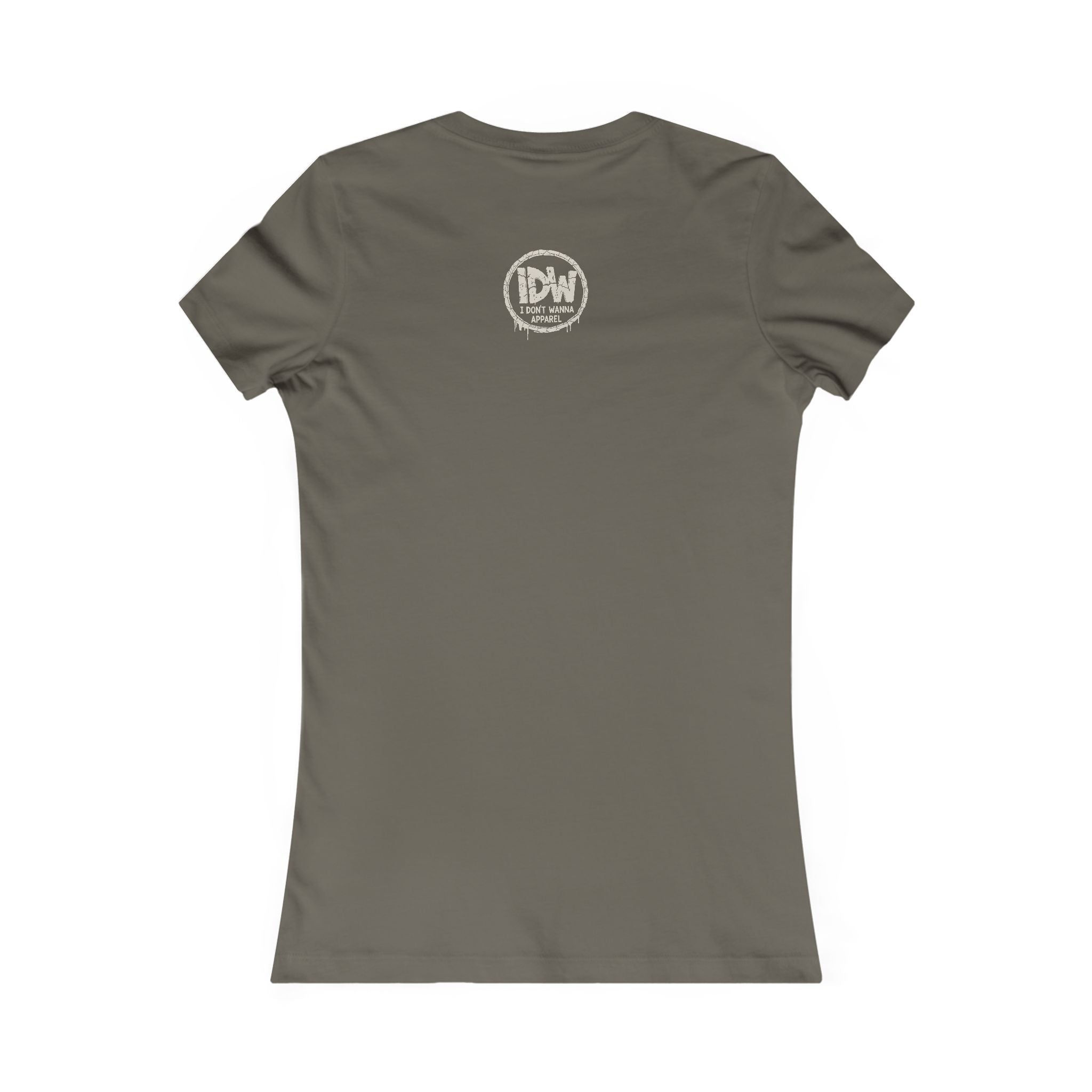 I DON'T WANNA (IDW) Women's Graphic Tee — Edgy Drip Logo Shirt