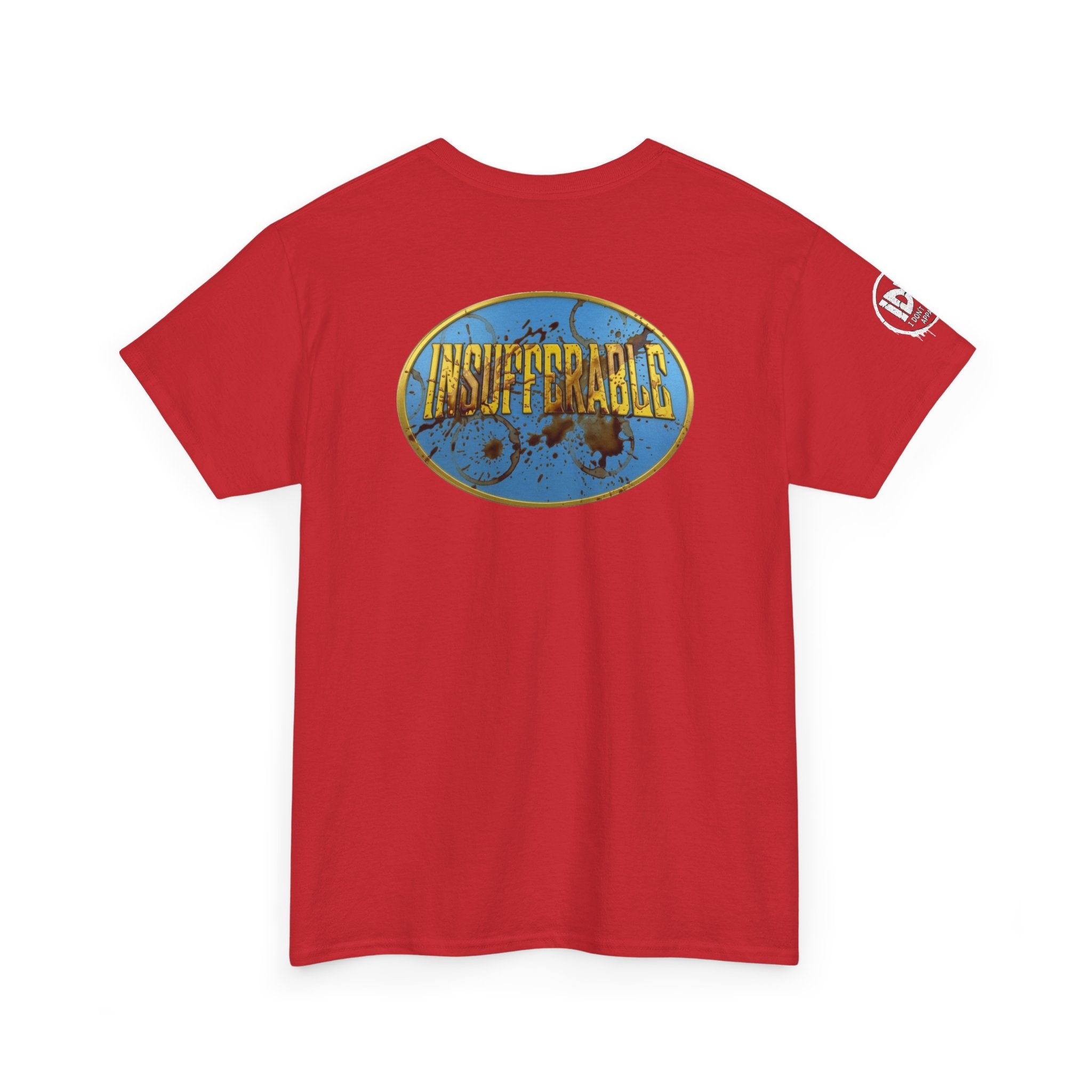 Insufferable Graphic Tee — Retro Oval Logo T‑Shirt