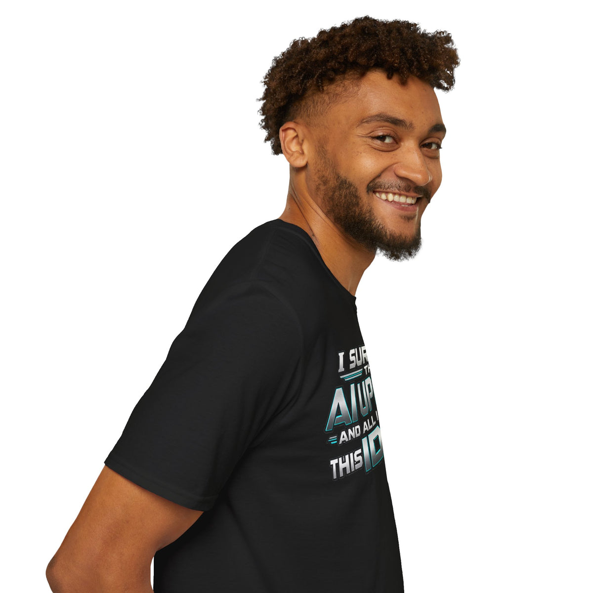 AI Uprising Survivor T-Shirt — "I Survived the AI Uprising and All I Got Was This IDW Shirt"