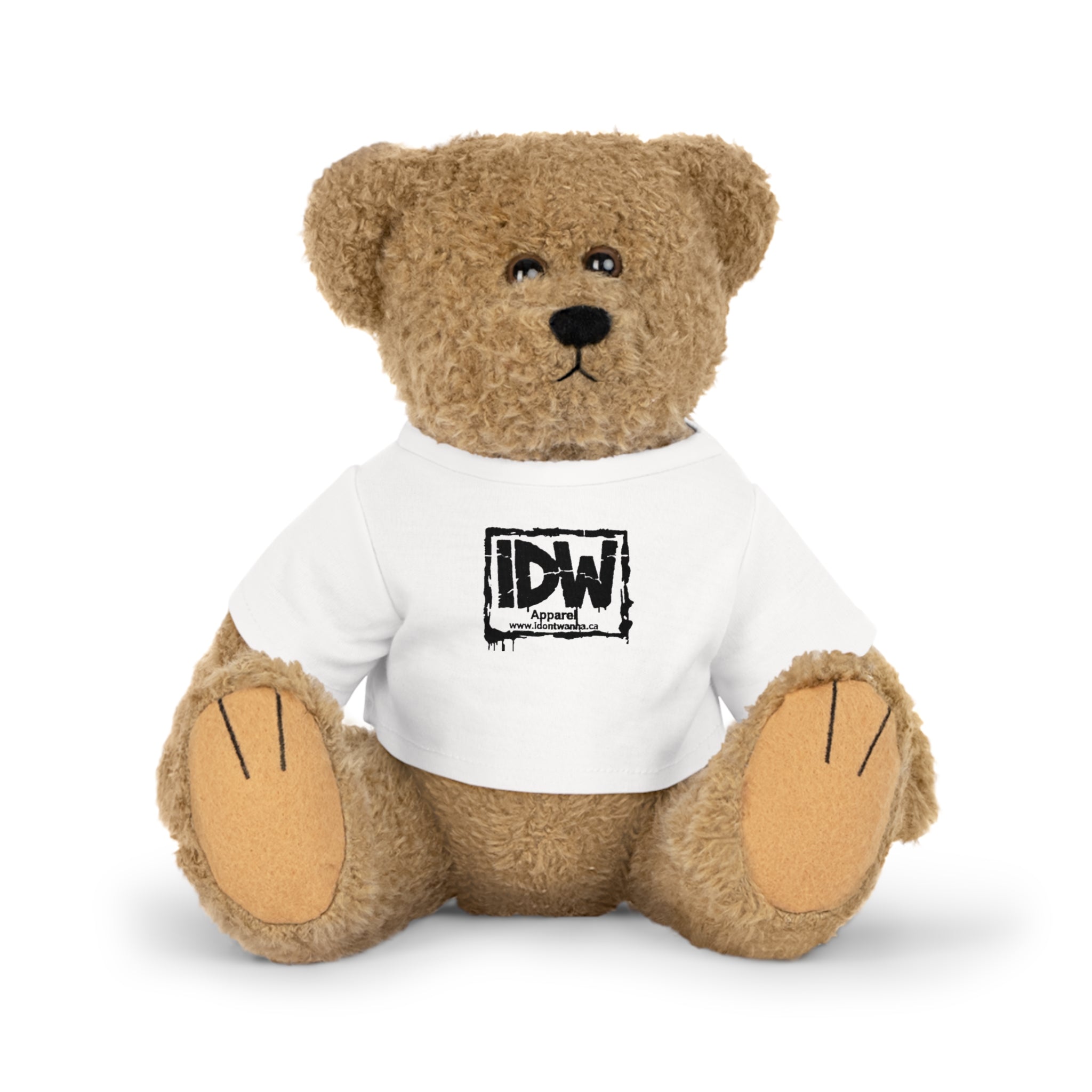 Plush Toy — Animal Friends Wearing "IDW (I Don't Wanna)" Tee
