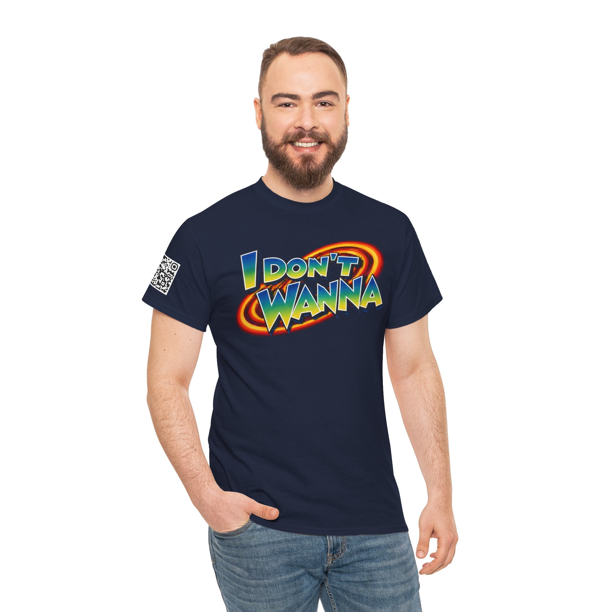 I Don’t Wanna Retro Logo Tee — “I don't wanna be dramatic, but without coffee I will perish” Graphic Shirt