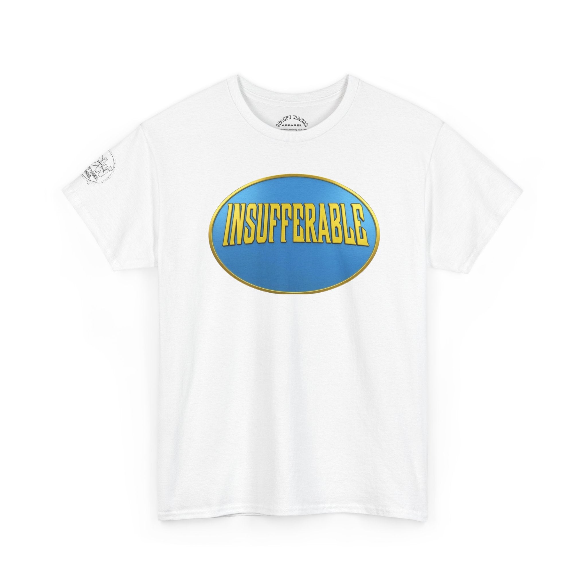 Insufferable Graphic Tee — Retro Oval Logo T‑Shirt
