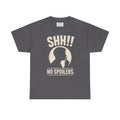 No Spoilers T-Shirt — "SHH!! No Spoilers" Retro Fan Tee