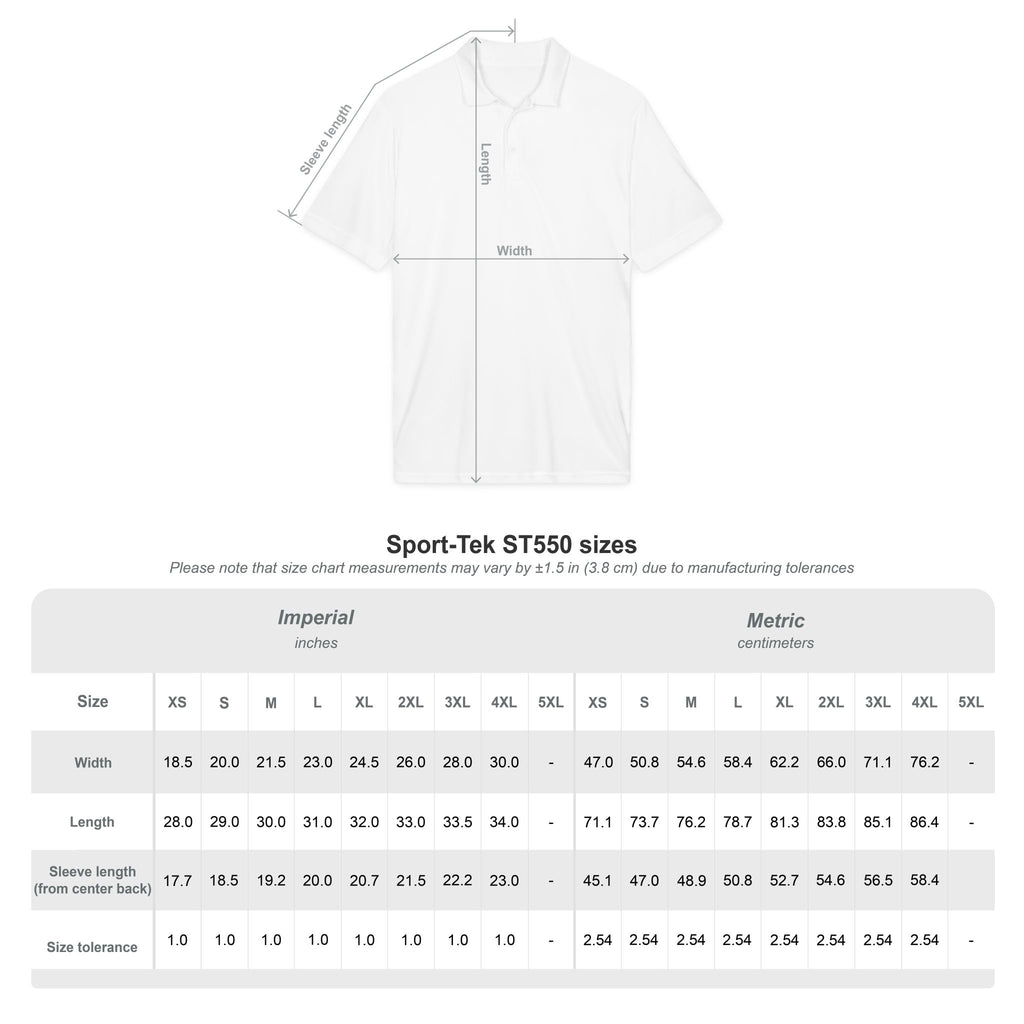 Black Polo Shirt IDW Logo — Corporate Casual Work Polo