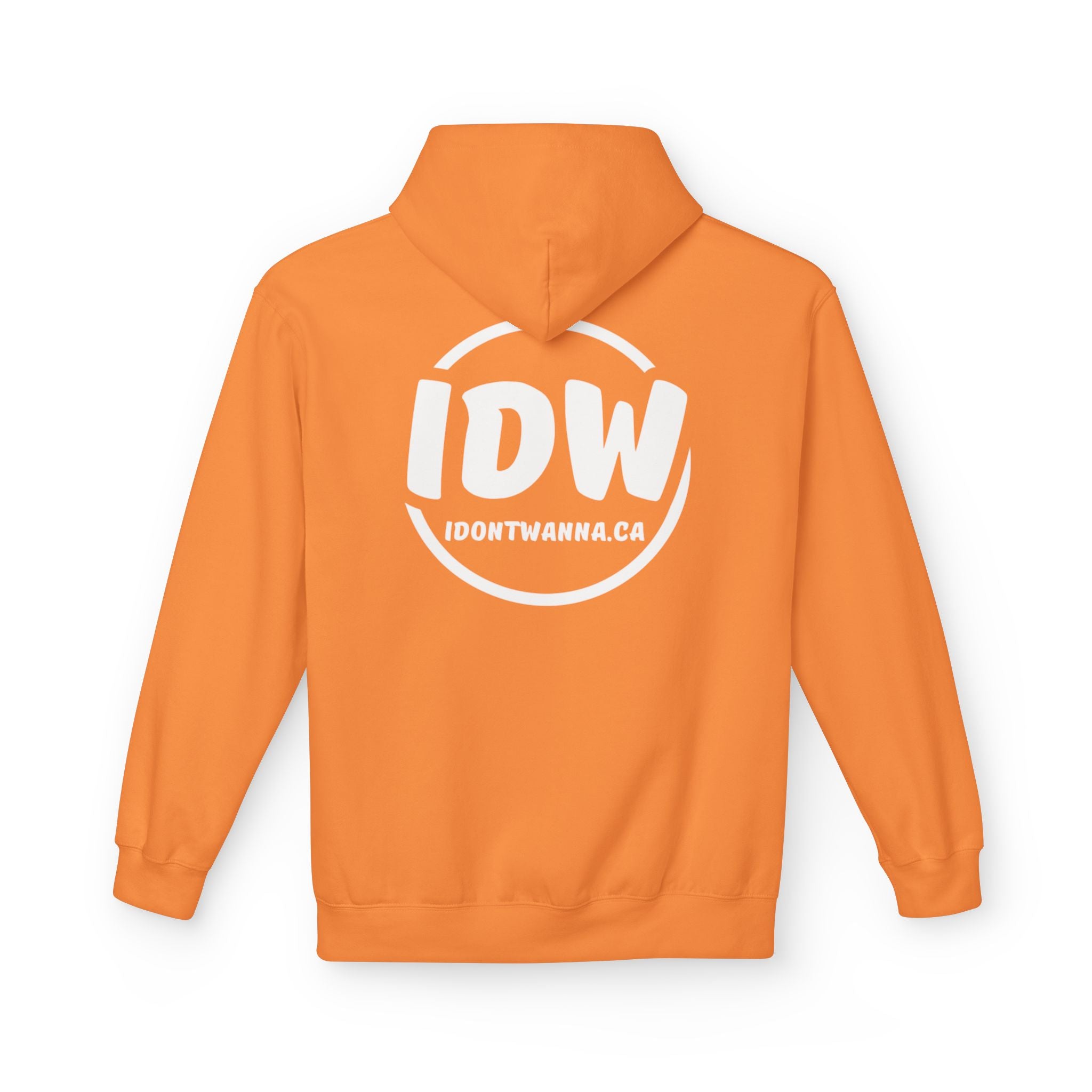 “I Don’t Wanna” Cozy Fleece Hoodie — Bold Mood-Status Pullover